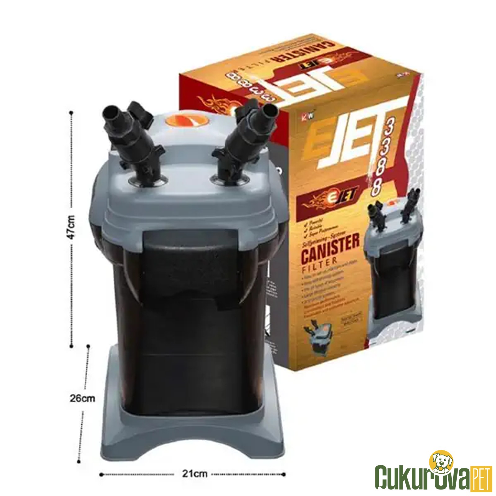 E-Jet 3388 Dış Filtre 2000 L / H