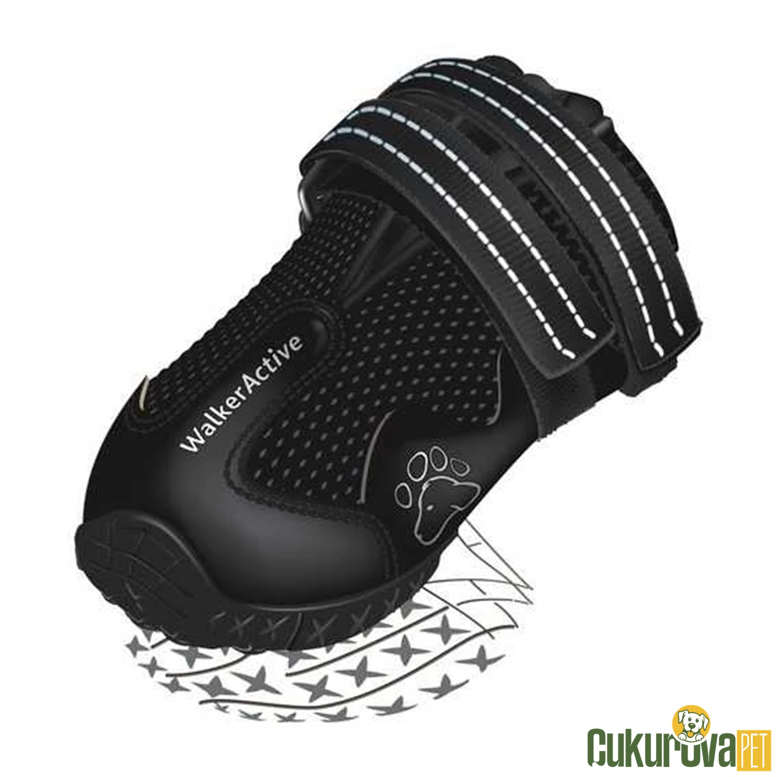 Trixie Köpek Yürüyüş Botu 2'li̇ Si̇yah - S - M