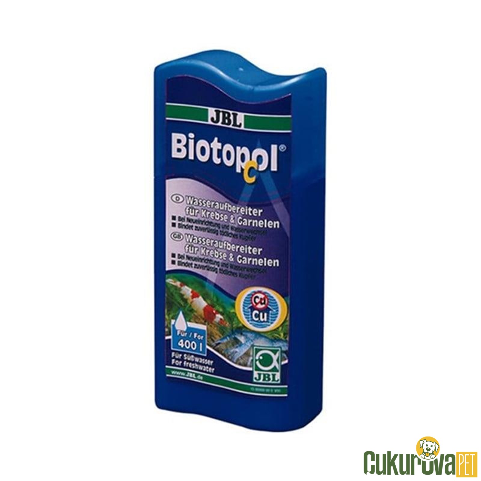 Jbl Biotopol C Kabuklu Ve Karides İçin Akvaryum Su Düzenleyici 100 Ml