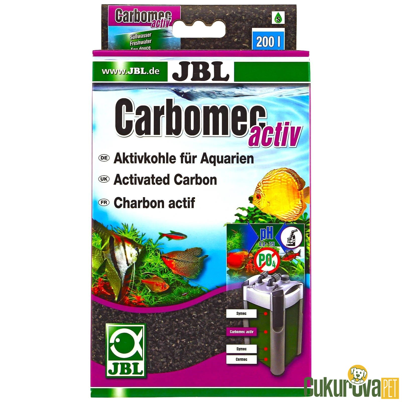 Jbl Carbomec Activ Kimyasal Filtre Malzemesi 800 Ml