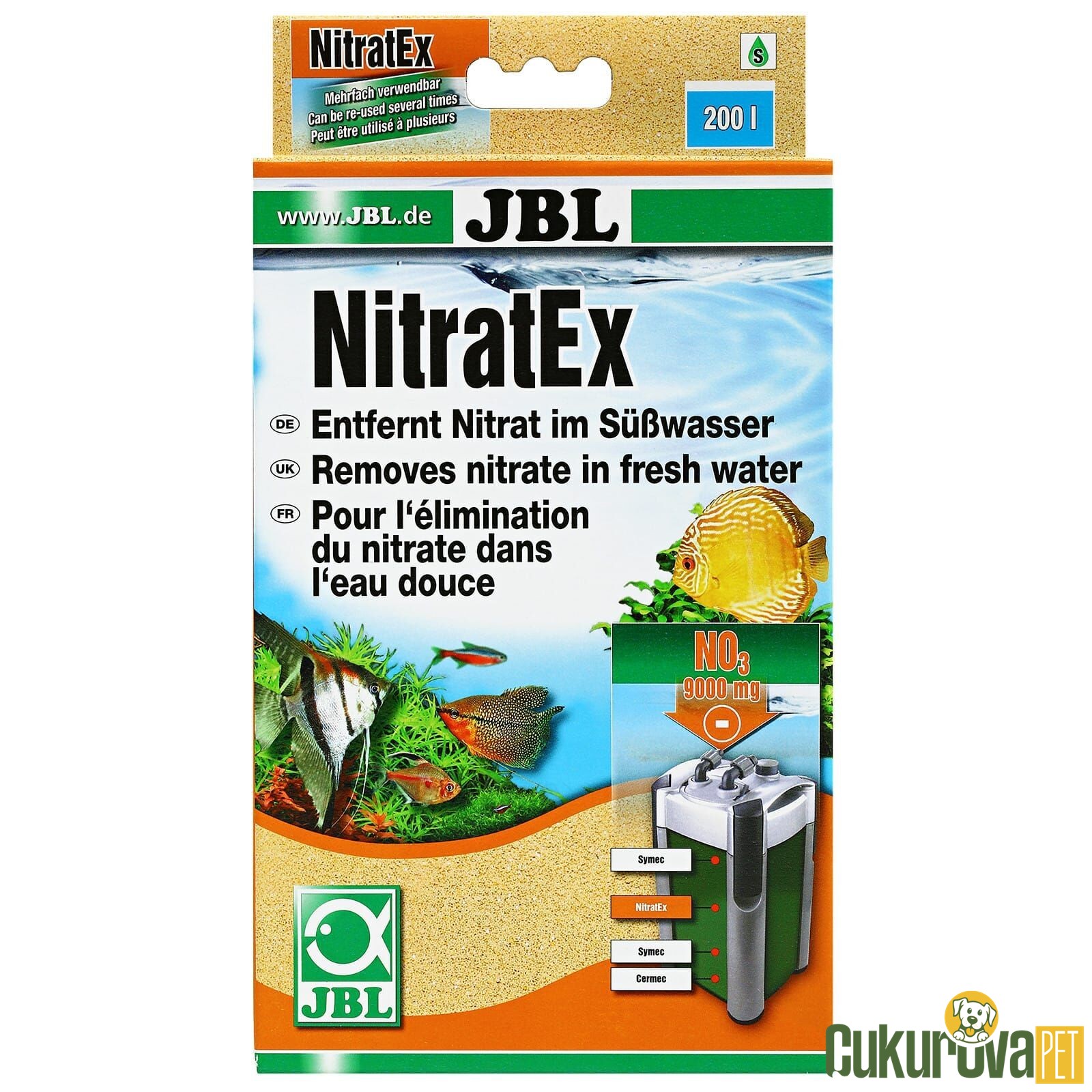 Jbl Nitratex Nitrat Yok Edici Kimyasal Filtre Malzemesi 170 Gr - 250 Ml