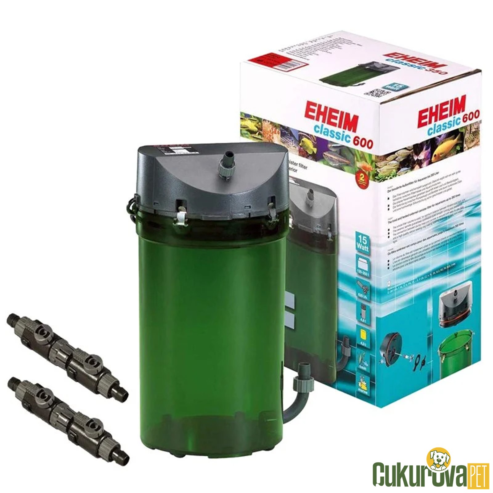 Eheim 2217 - 02 Dış Fi̇ltre Musluklu