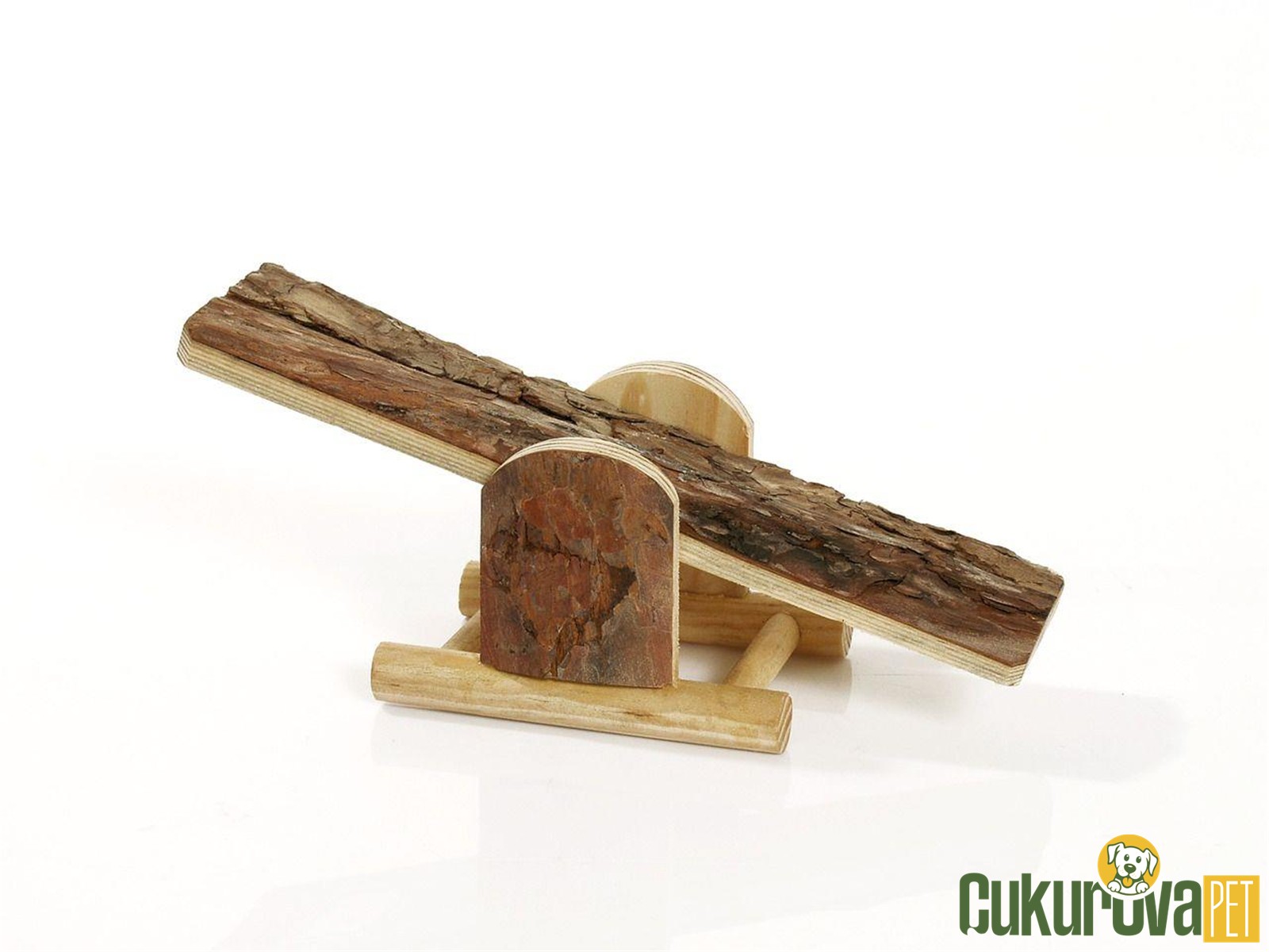 Karlie Hamsterlar İçin Tahteravalli Ahşap Oyuncak 22 x 8 x 7 Cm