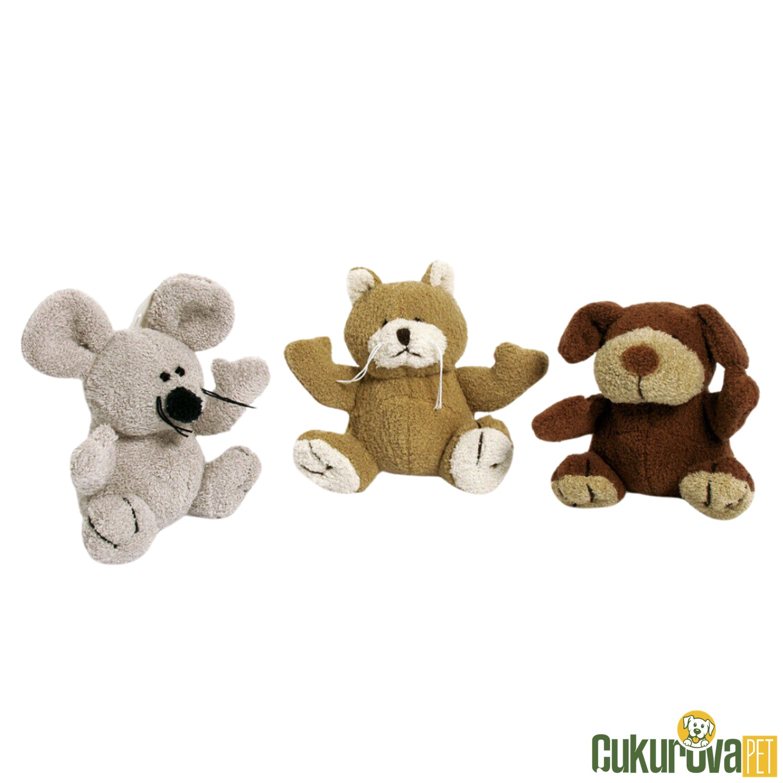 Karlie Peluş Evcil Hayvan Köpek Oyuncağı Karışık Renkli - 12 Cm