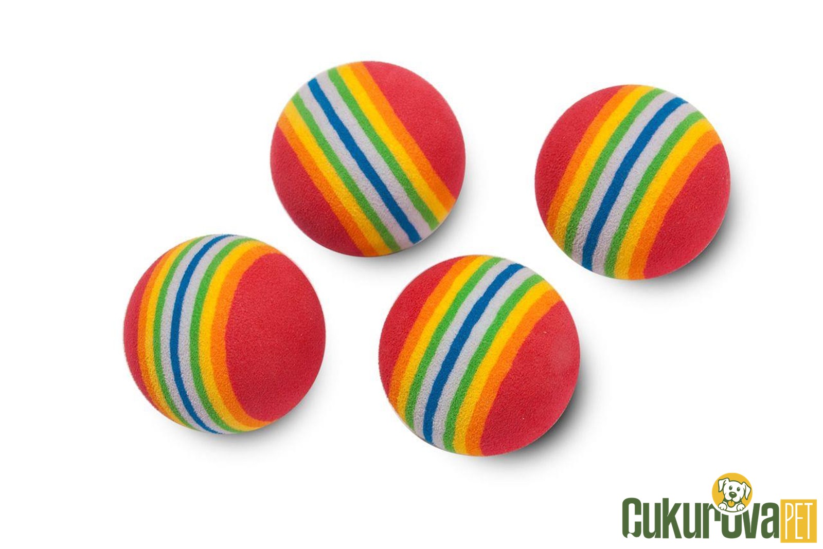 Karlie Sünger Top Kedi Ve Küçük Irk Köpek Oyuncağı 4 Cm