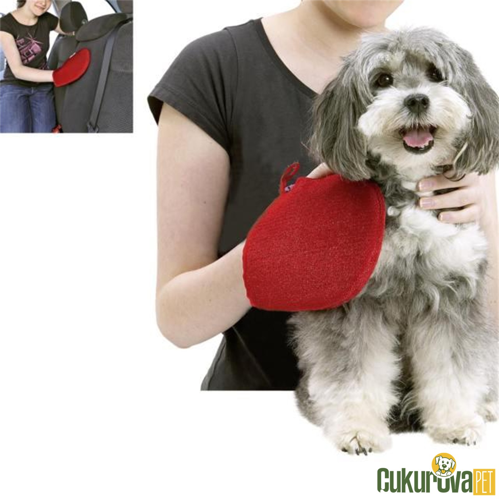 Karlie Köpek Tüy Toplayıcı Kadife Eldiven