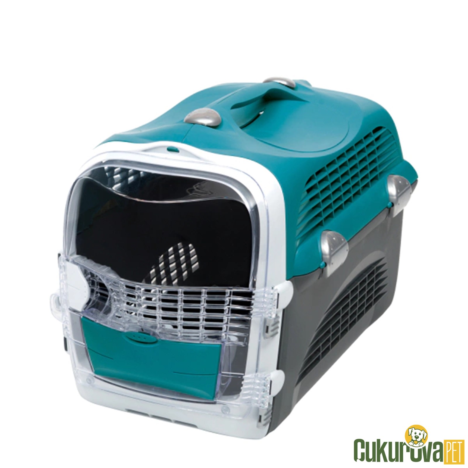 Catit Cabrio Kedi̇ & Köpek Taşıma Çantası 51 x 33 x 35 Cm - Turkuaz