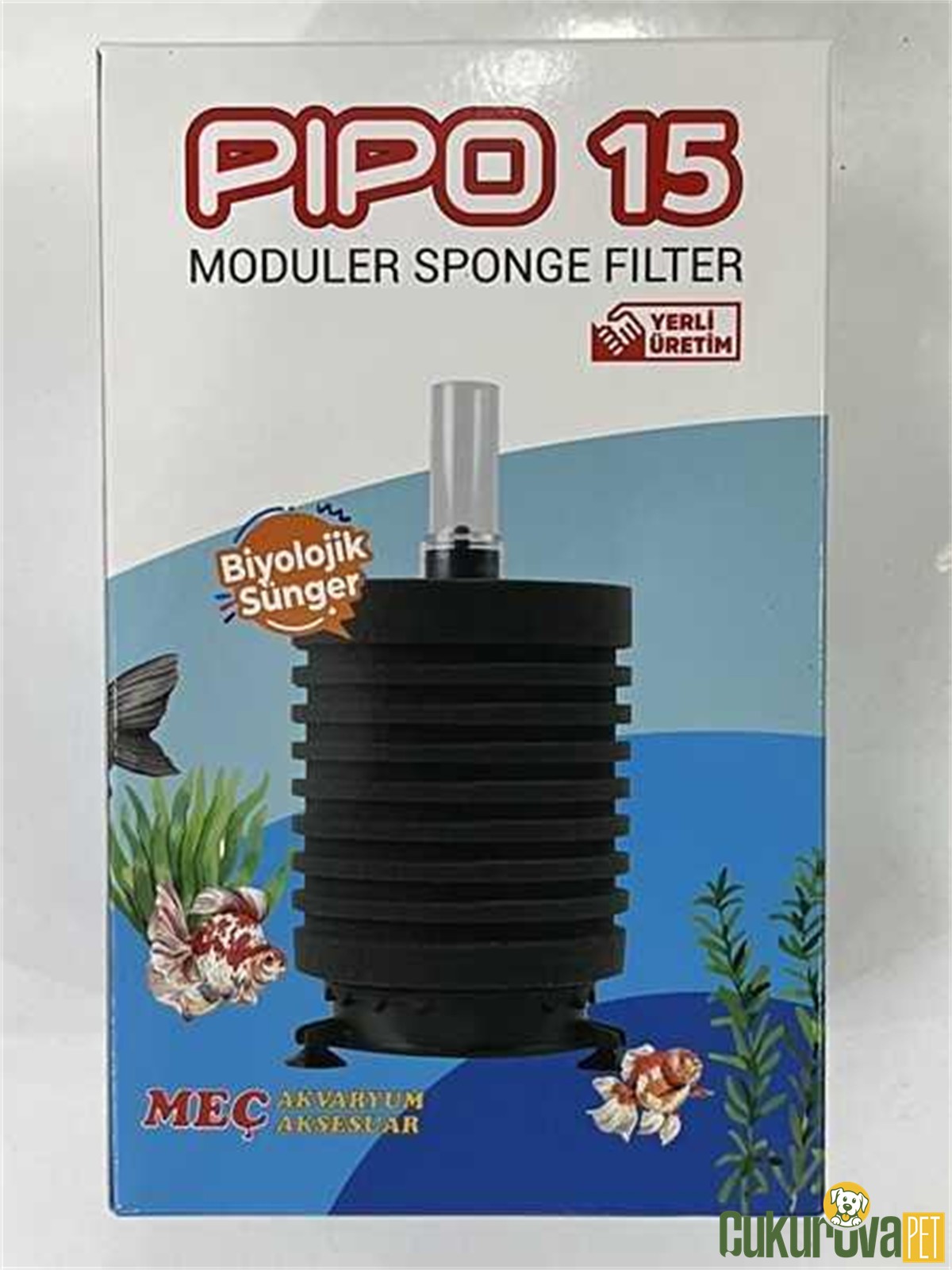 Meç Pipo 15 Akvaryum Pipo Filtre
