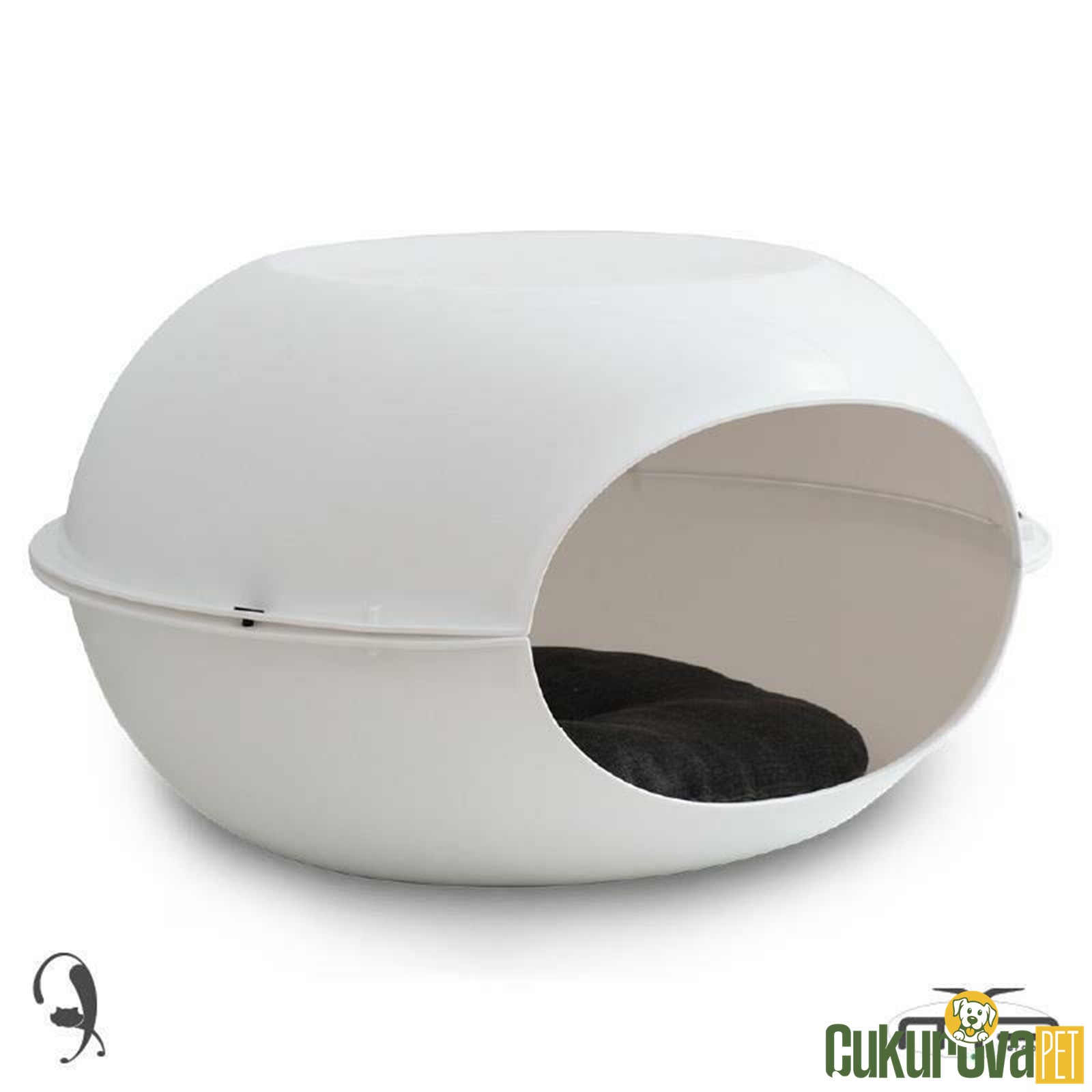 Mp Luna Beyaz Kedi Evi 57 x 39 x 31 Cm