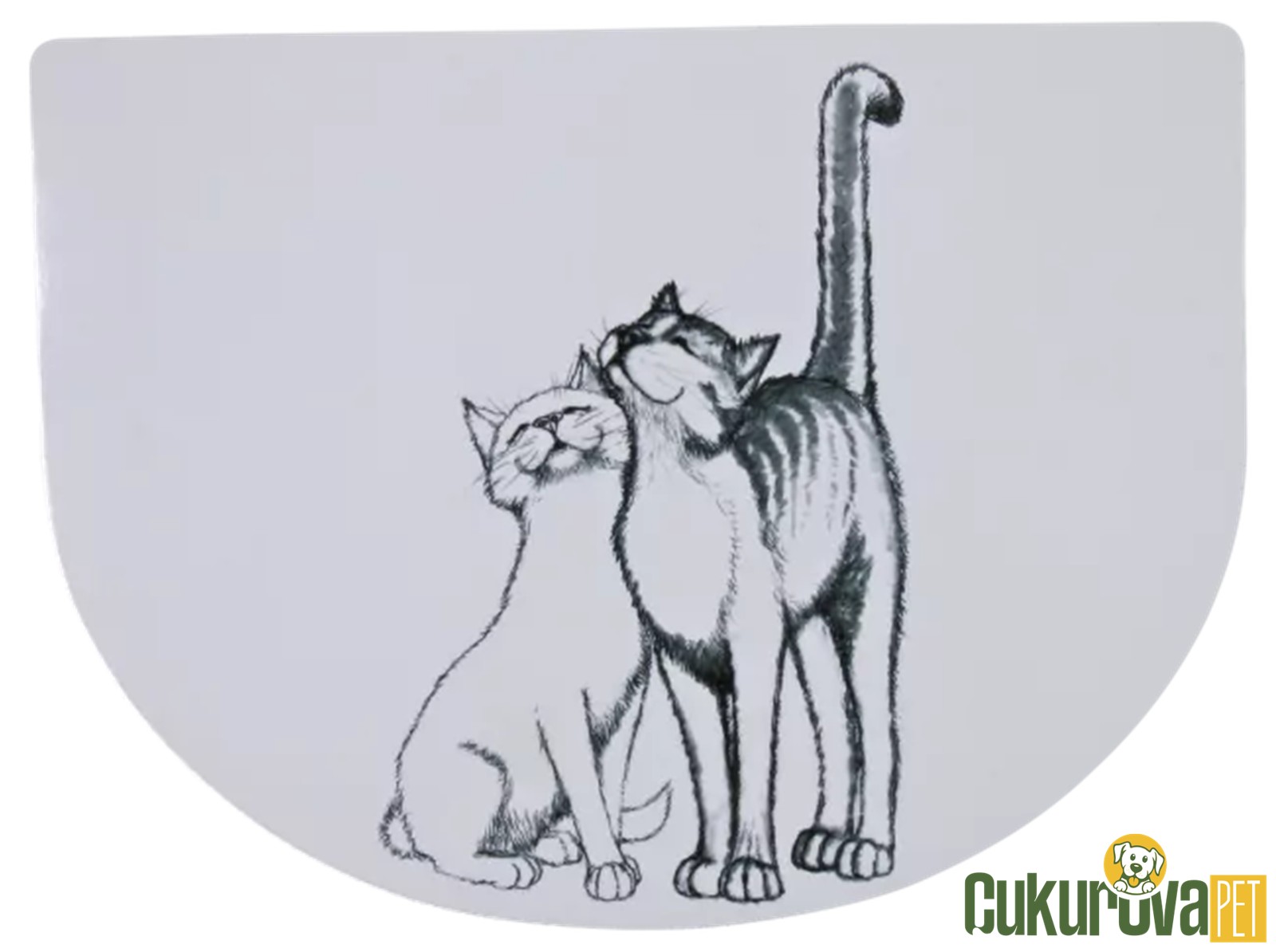 Trixie Kedi̇ Mama Servi̇si̇ Yarım Dai̇re 40 x 30 Cm