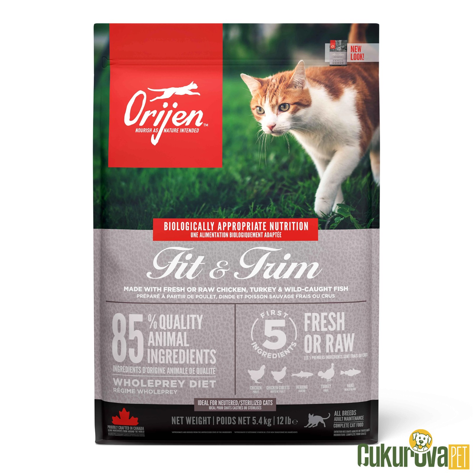 Orijen Fit & Trim Diyet Kedi Maması 5.4 Kg