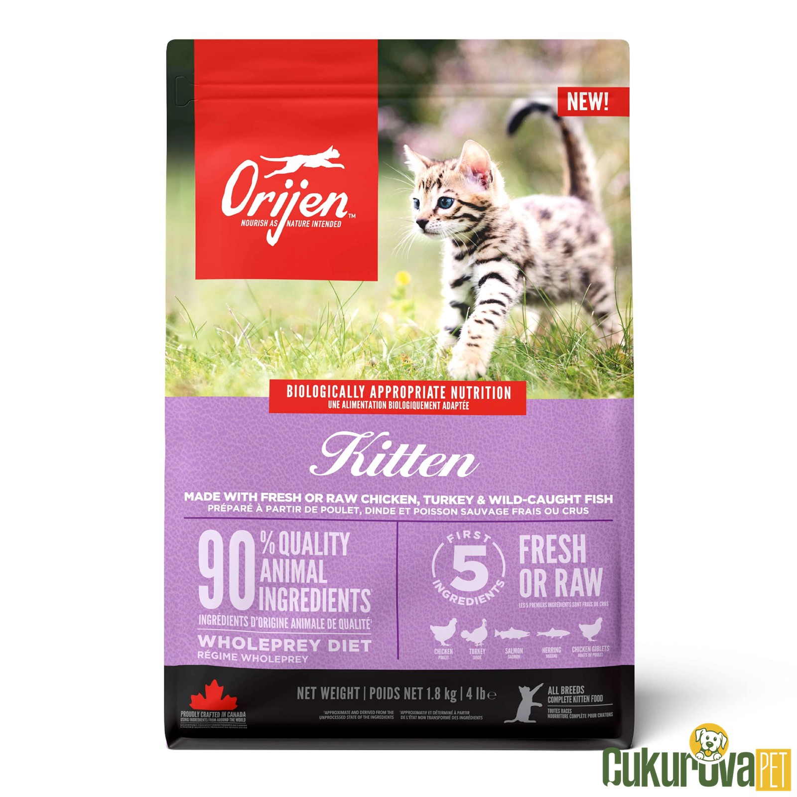 Orijen Kitten Yavru Kedi Maması 1.8 Kg