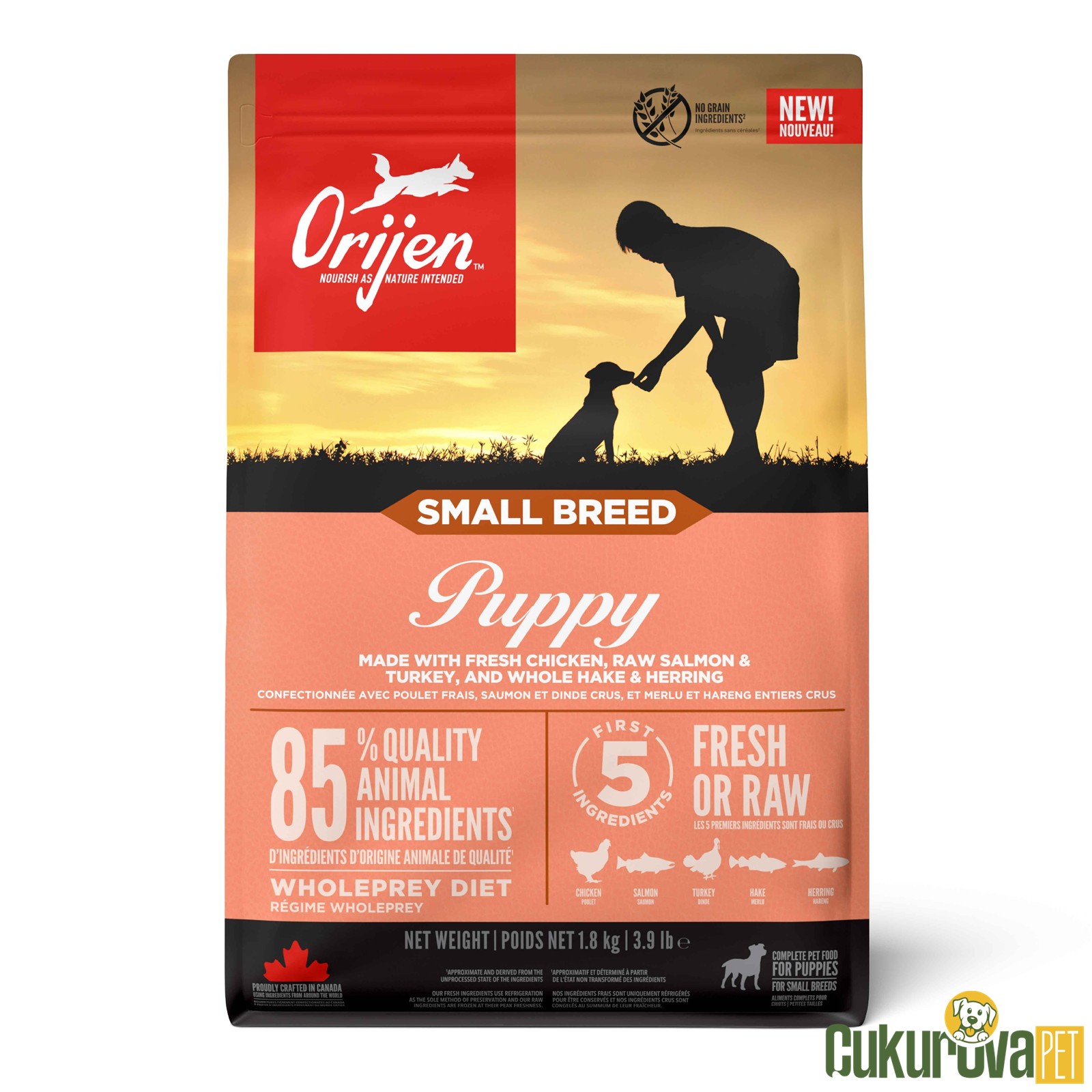 Orijen Small Breed Puppy Yavru Köpek Maması 1.8 Kg