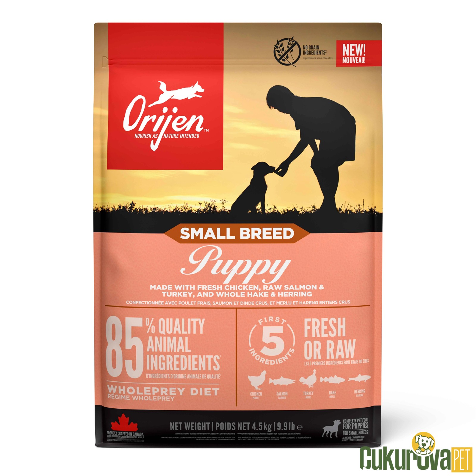 Orijen Small Breed Puppy Yavru Köpek Maması 4.5 Kg