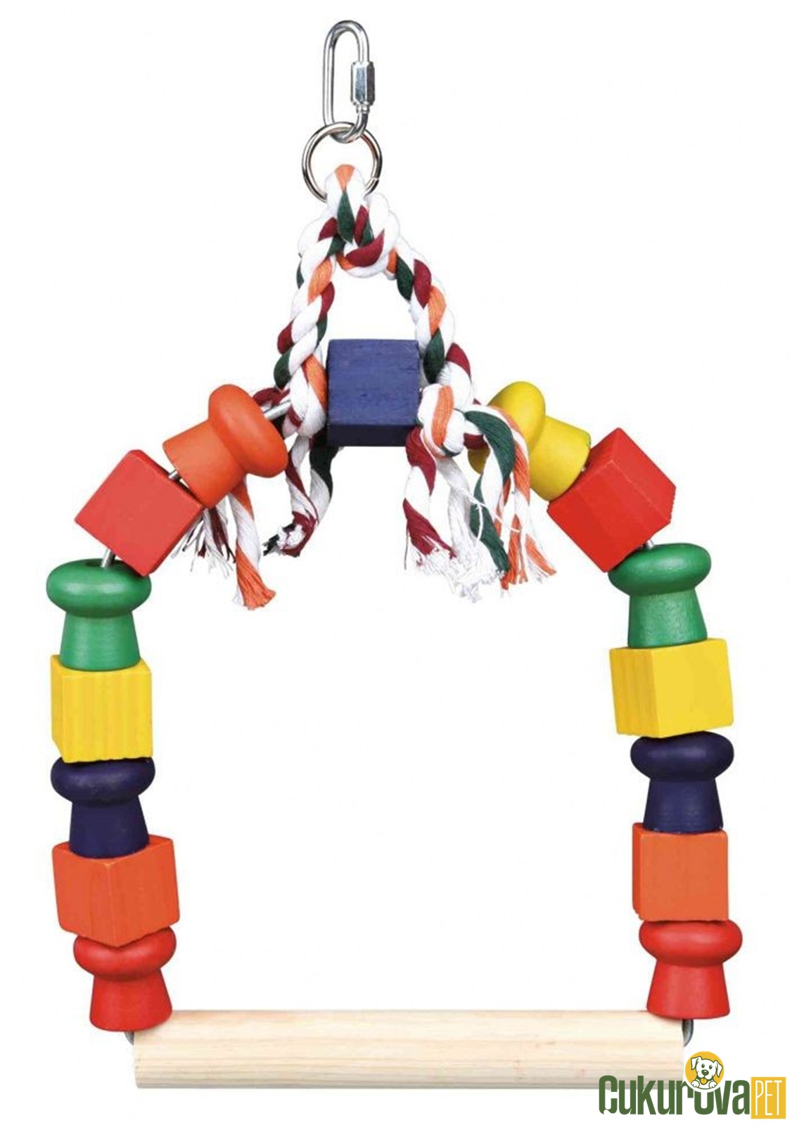 Trixie Oyuncaklı Kuş Tüneği 13.5 x 10 Cm