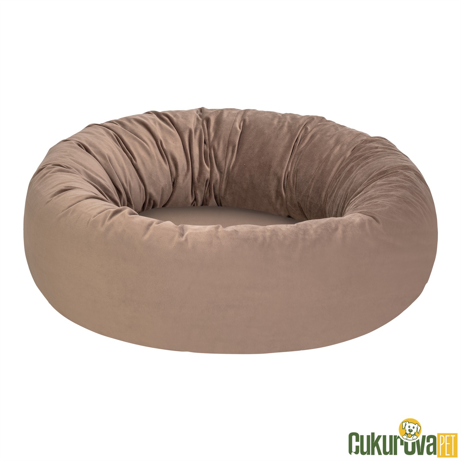 Pet Comfort Hotel Ortopedik Kedi ve Köpek Yatağı Açık Kahve M 70 Cm