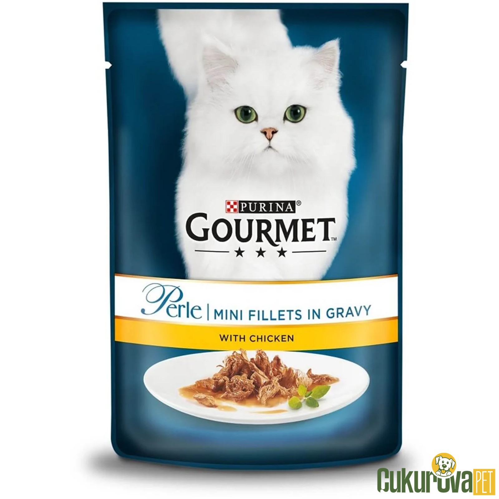 Gourmet Perle Tavuklu Yetişkin Kedi Yaş Maması 85 Gr