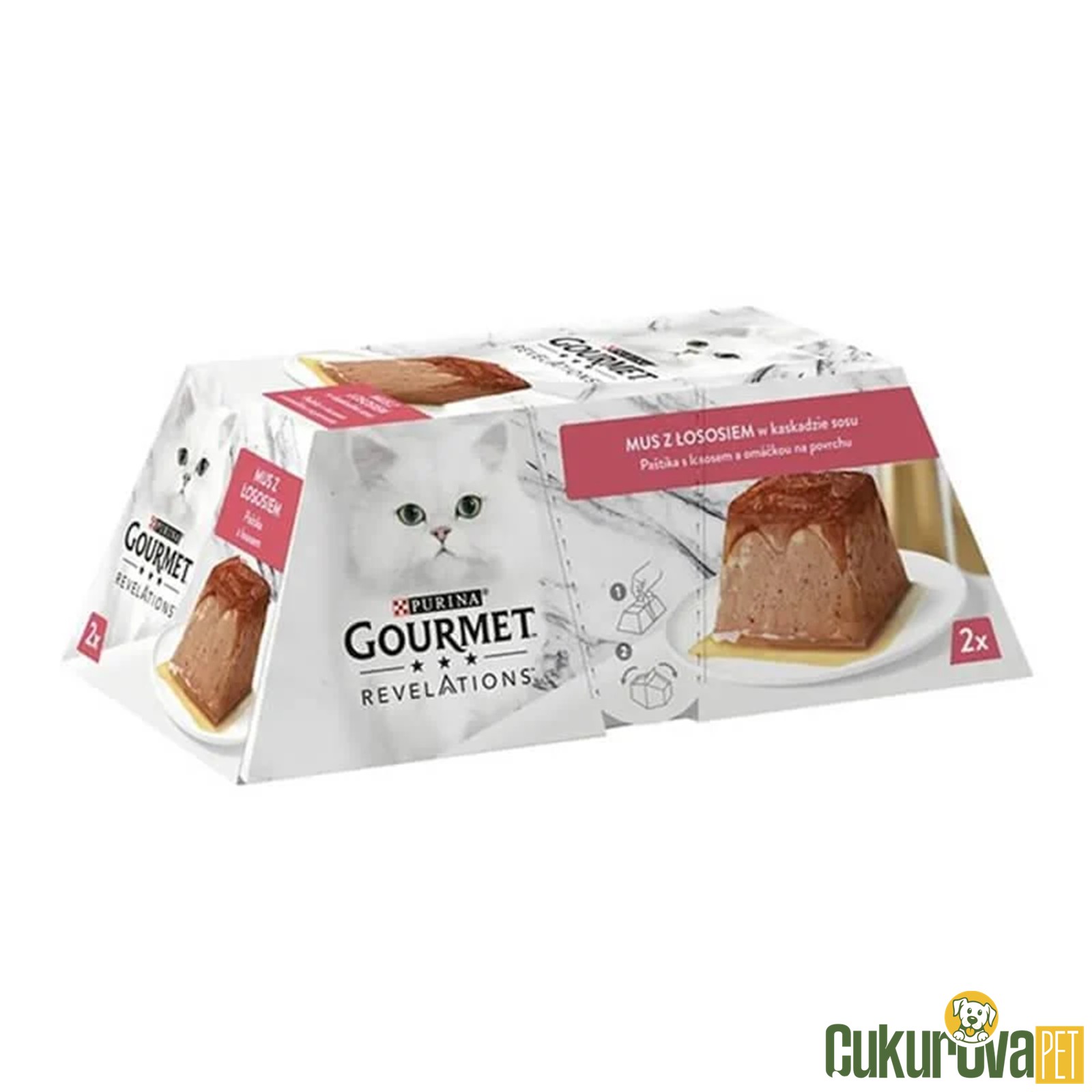 Gourmet Revelations Somonlu Kedi̇ Konservesi̇ 57 Gr 2'li̇