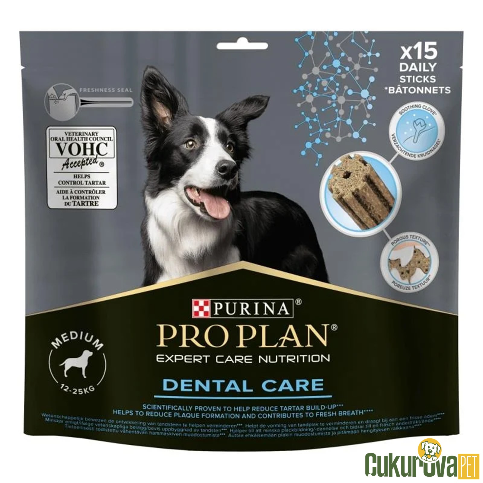 Pro Plan Dental Care Orta Irk Köpek Ödül Maması 345 Gr - 15'li