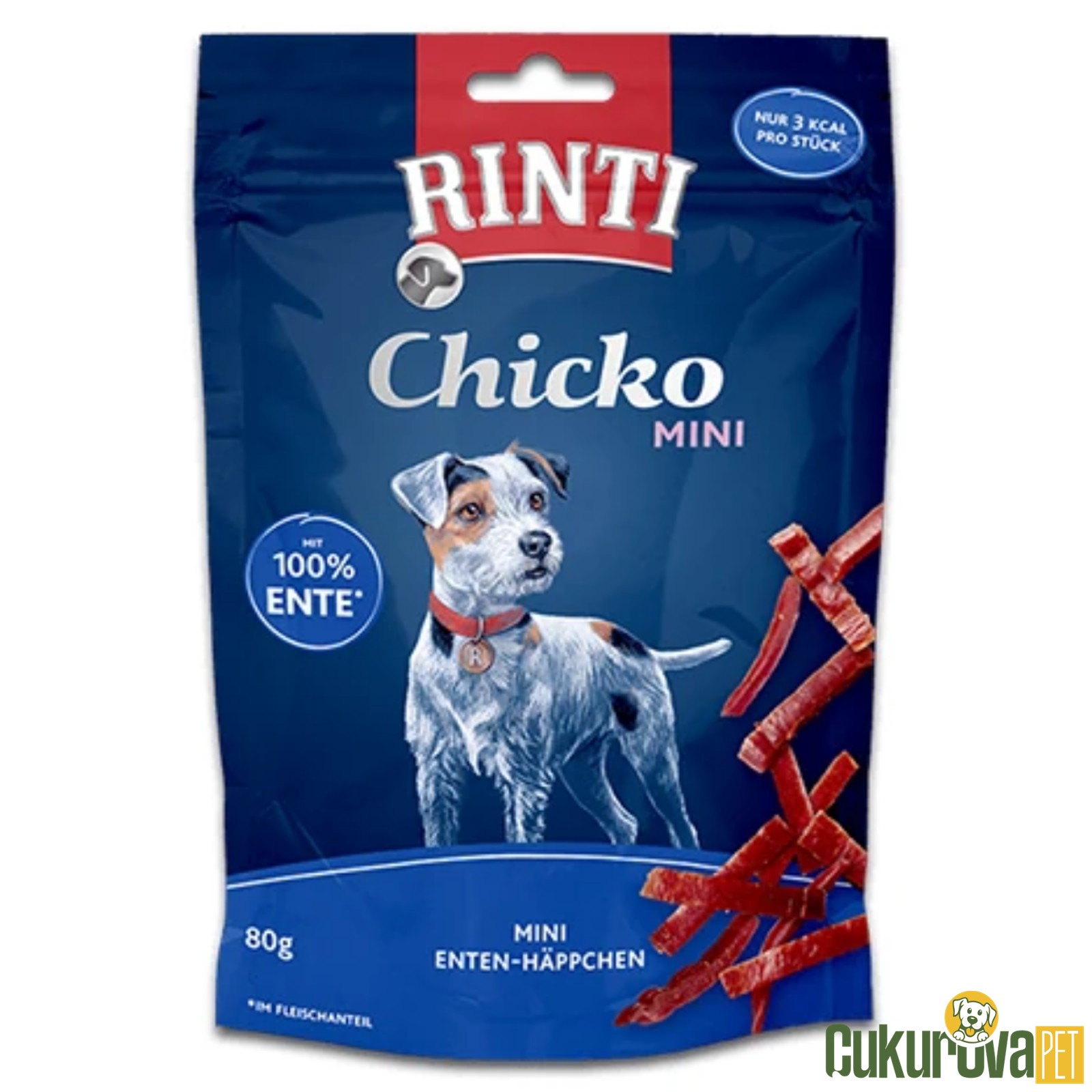Rinti Chicko Ördekli̇ Mi̇ni̇ Köpek Ödülü 80 Gr