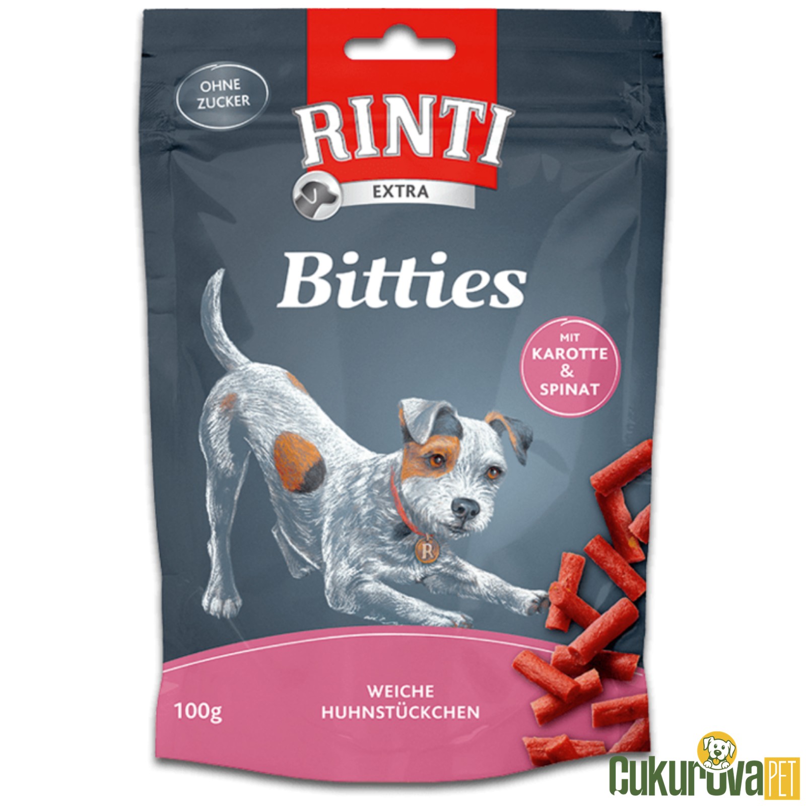 Rinti Extra Havuçlu Ispanaklı Köpek Ödülü 100 Gr