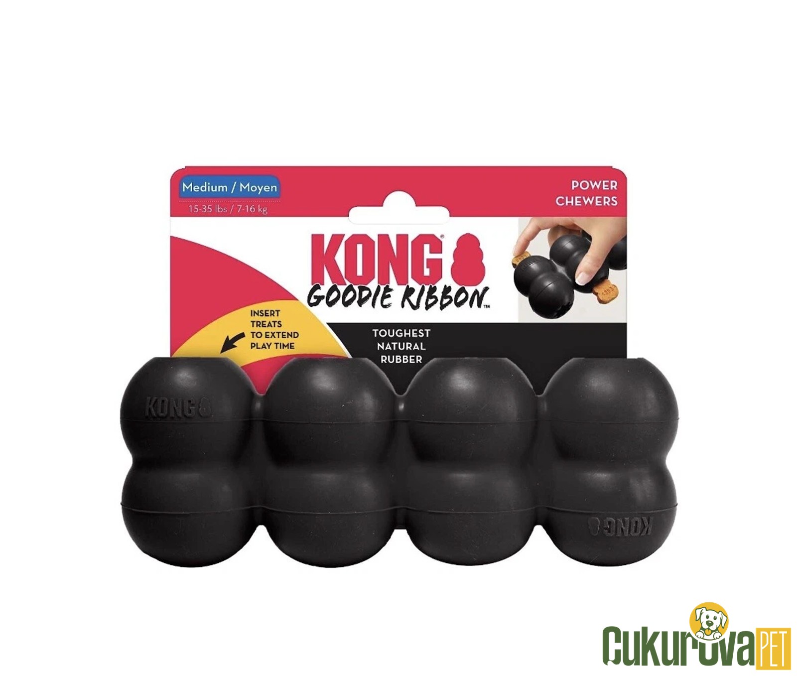 Kong Extreme Goodie Dayanıklı Ödül Doldurulabi̇len Köpek Oyuncağı