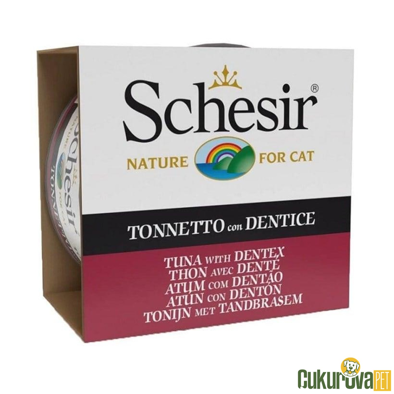 Schesir Ton Ve Sinarit Balıklı Jöleli̇ Kedi̇ Konservesi̇ - 85 Gr