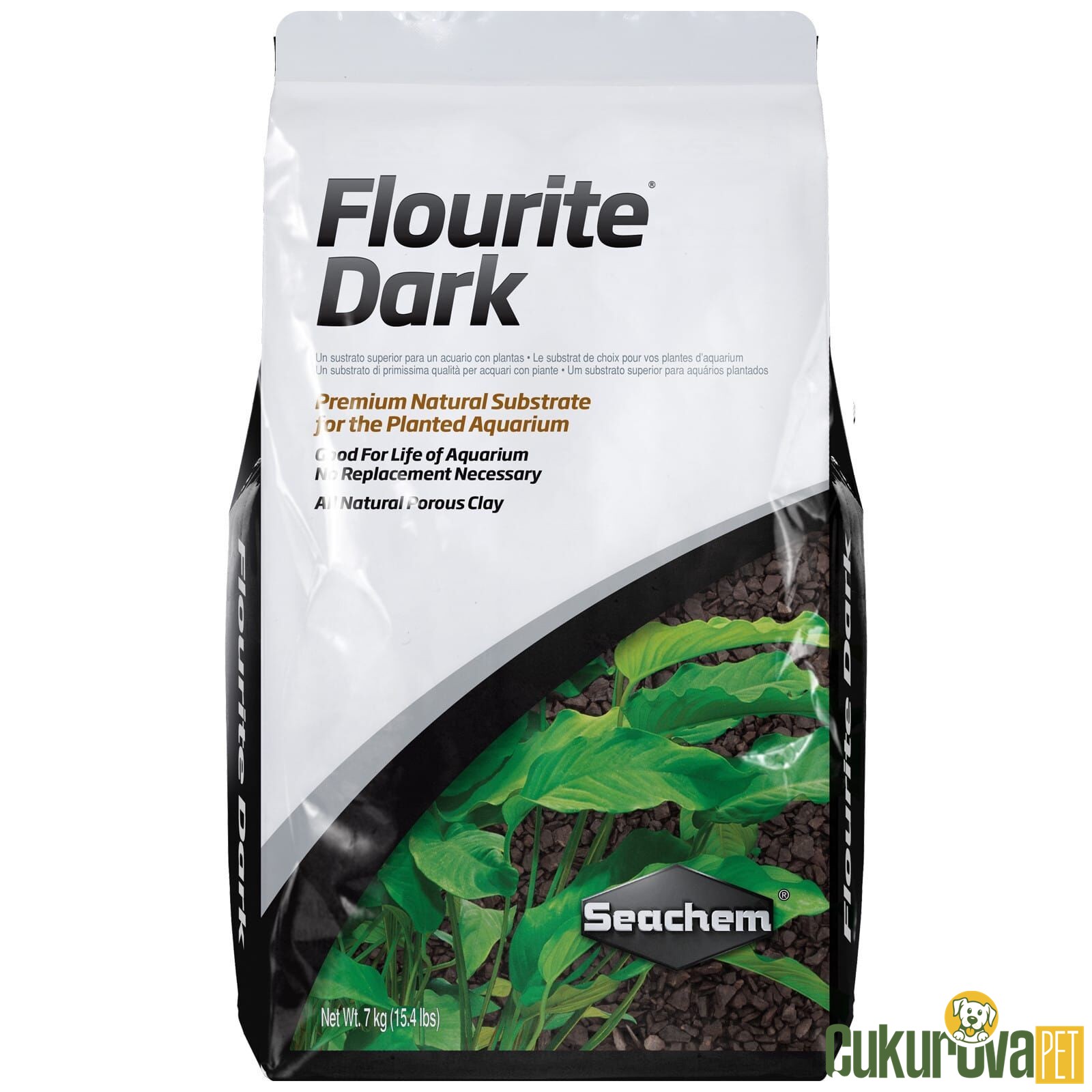 Seachem Flourite Dark Bitki Kumu Siyah 2 - 5 Mm / 7 Kg