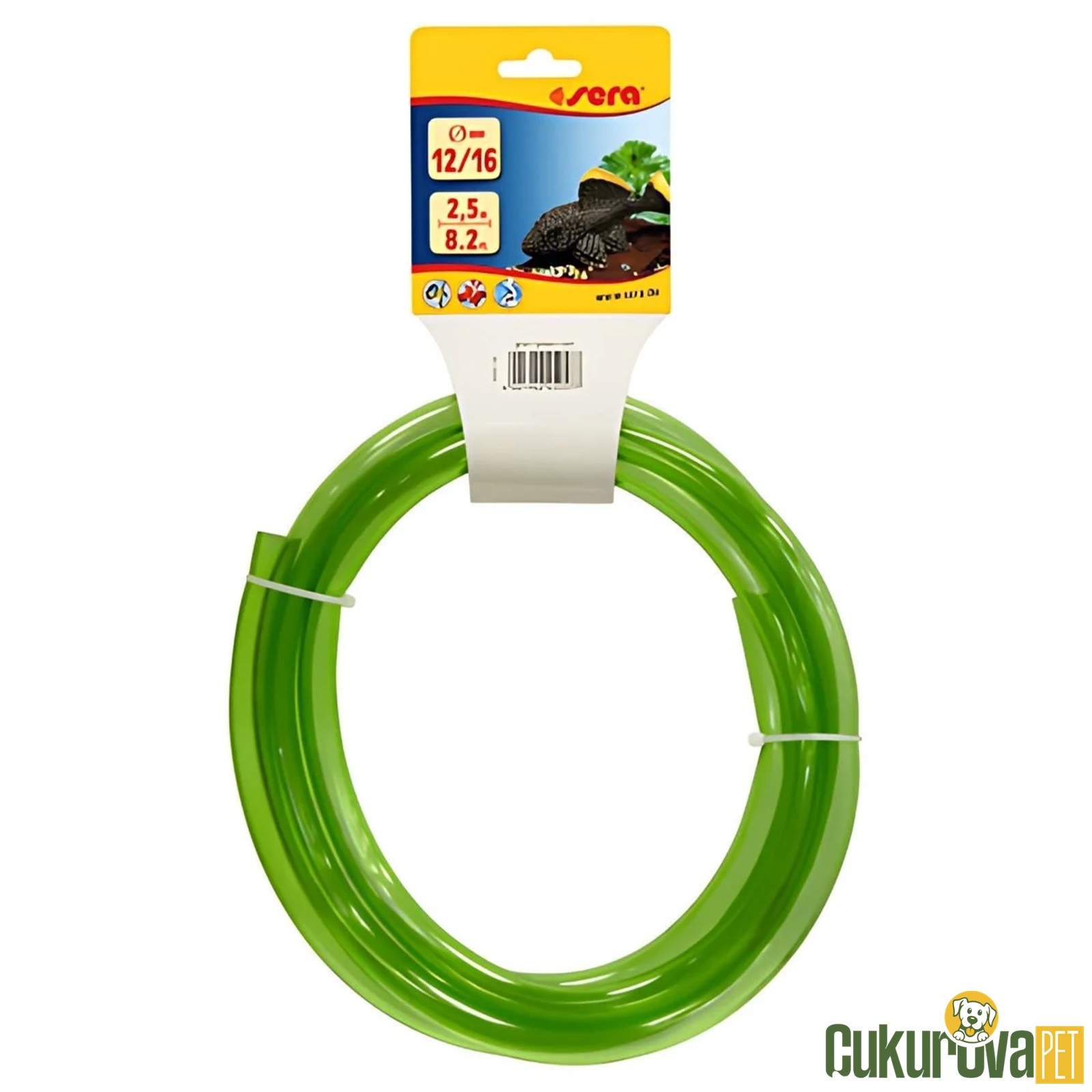 Sera Diş Fi̇ltre Hortumu Yeşi̇l 12 / 16 - 2.5 Metre