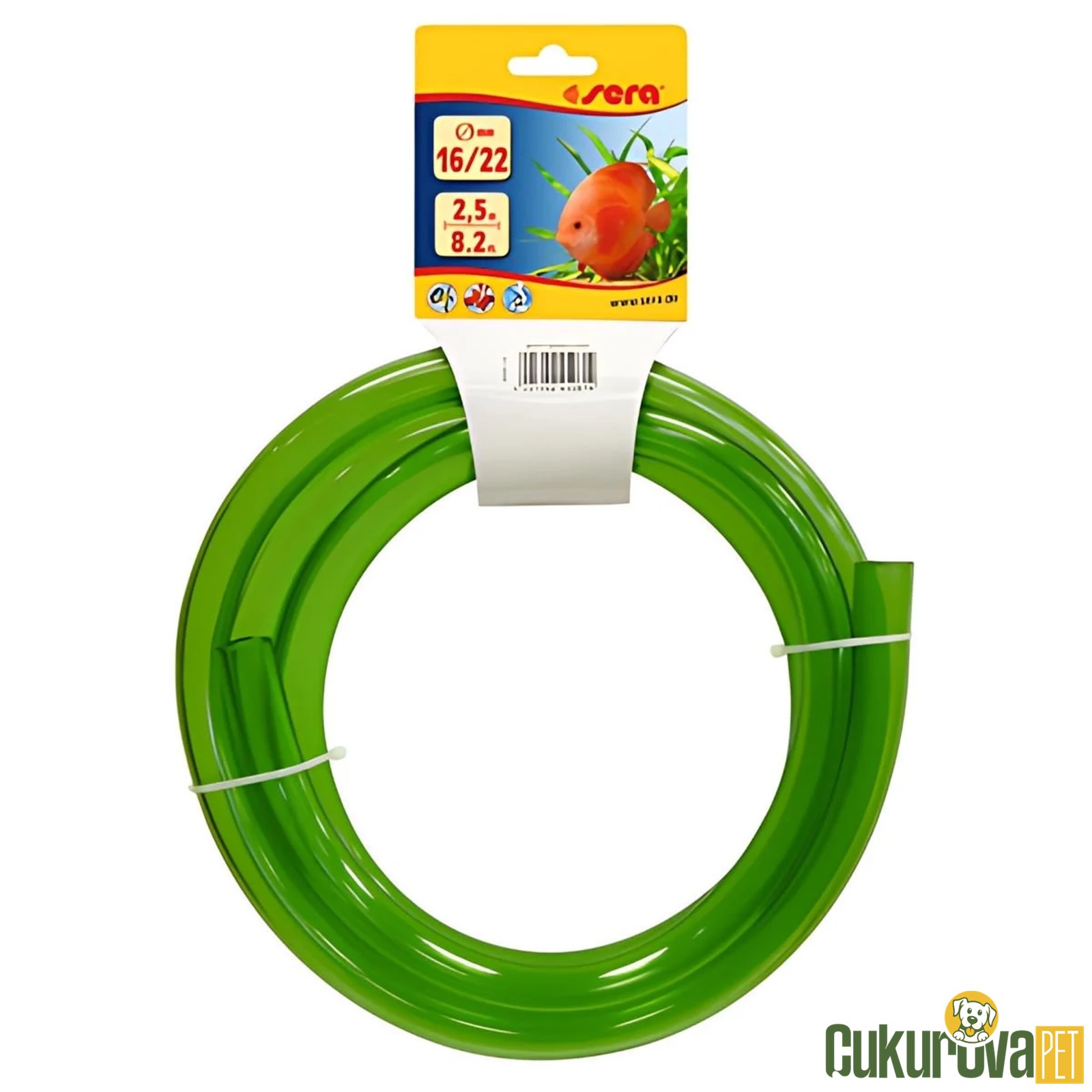 Sera Diş Fi̇ltre Hortumu Yeşi̇l 16 / 22 - 2.5 Metre