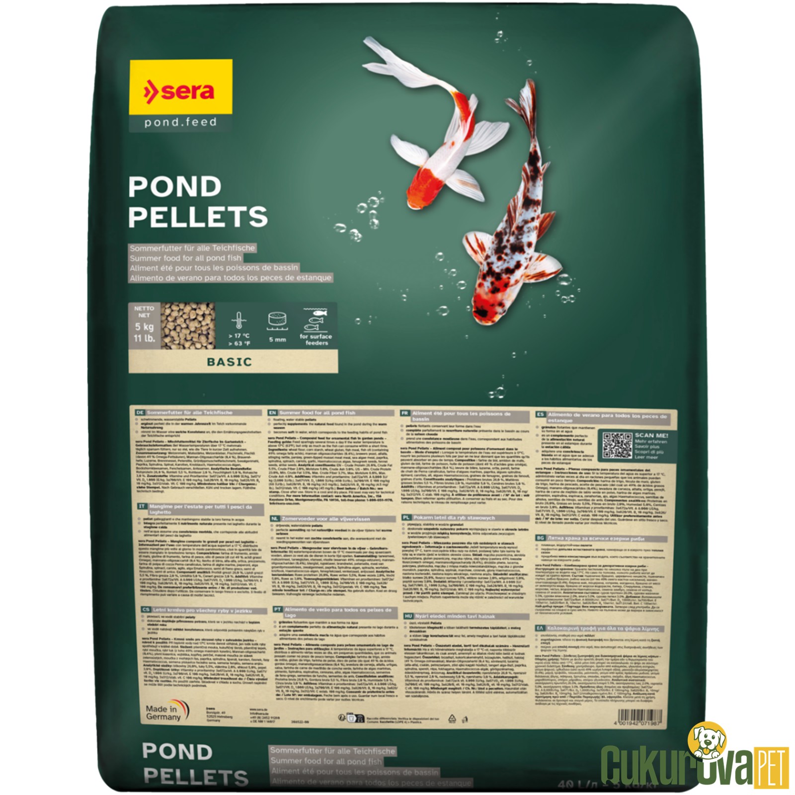 Sera Pond Pellets 40 L - 5 Kg