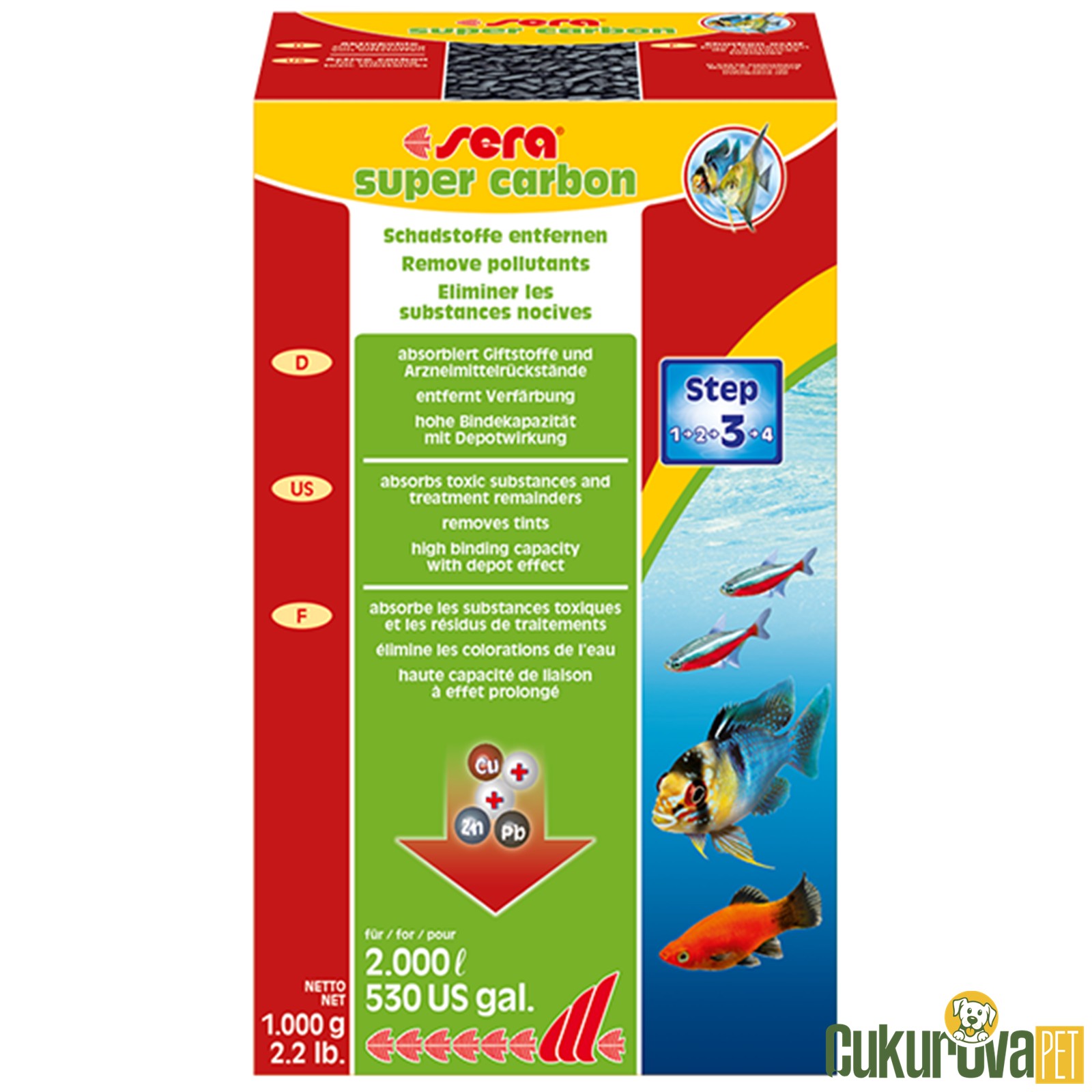 Sera Super Carbon Akti̇f Karbon 1000 Gr