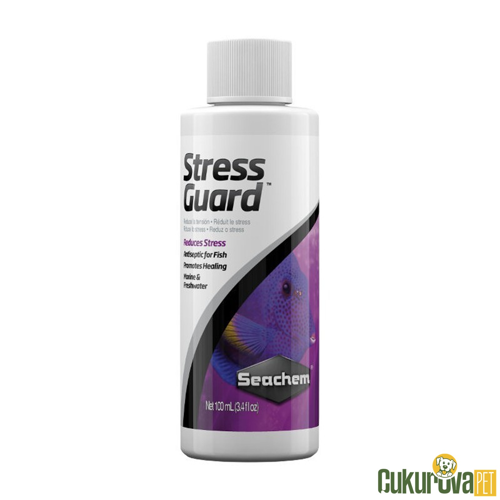 Seachem Stressguard 50 Ml - Stress Gi̇deri̇ci̇