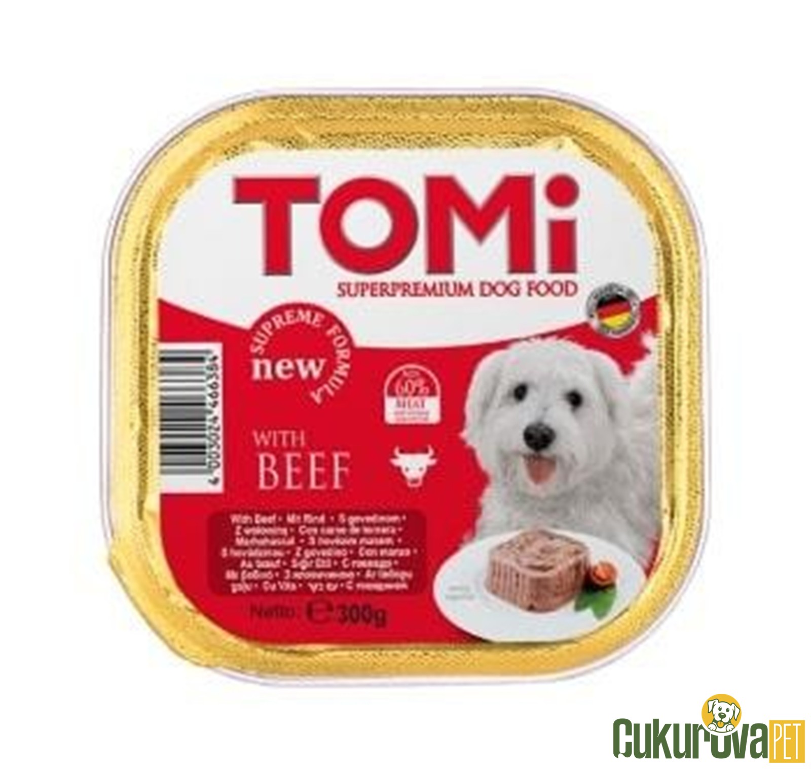 Tomi Pate Dana Etli̇ Yetişki̇n Köpek Konservesi̇ 300 Gr