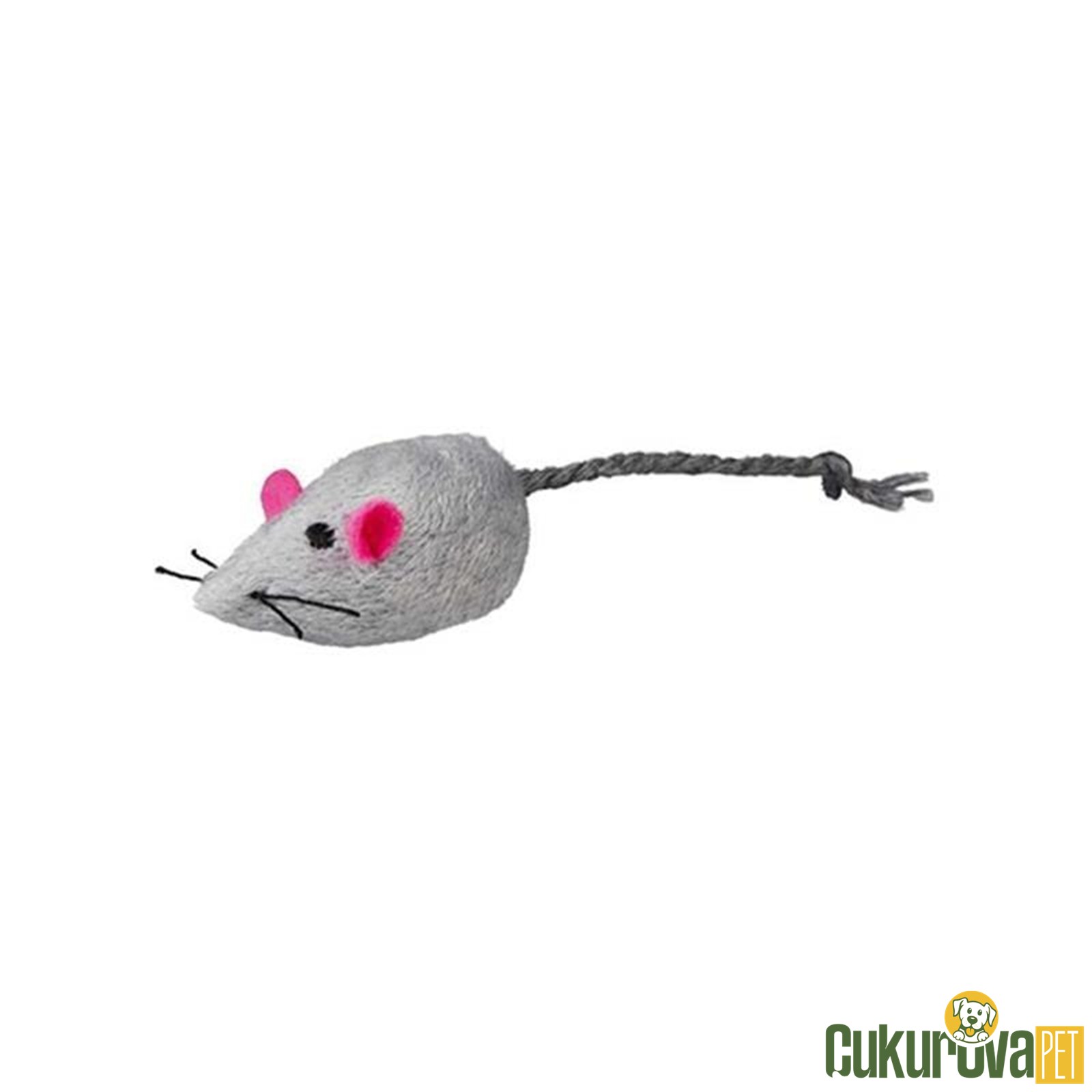 Trixie Kedi Otlu Peluş Fare Kedi Oyuncağı 5 Cm