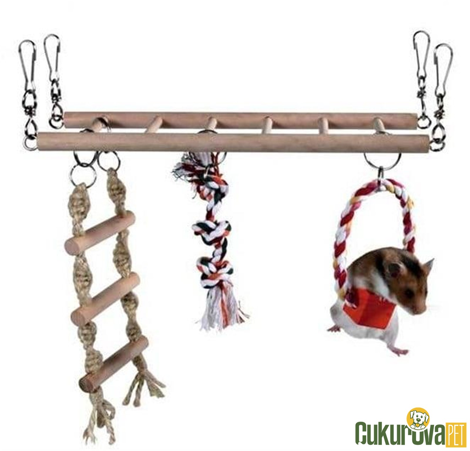 Trixie Hamster Oyuncağı Asma Köprü 29 x 25 x 9 Cm