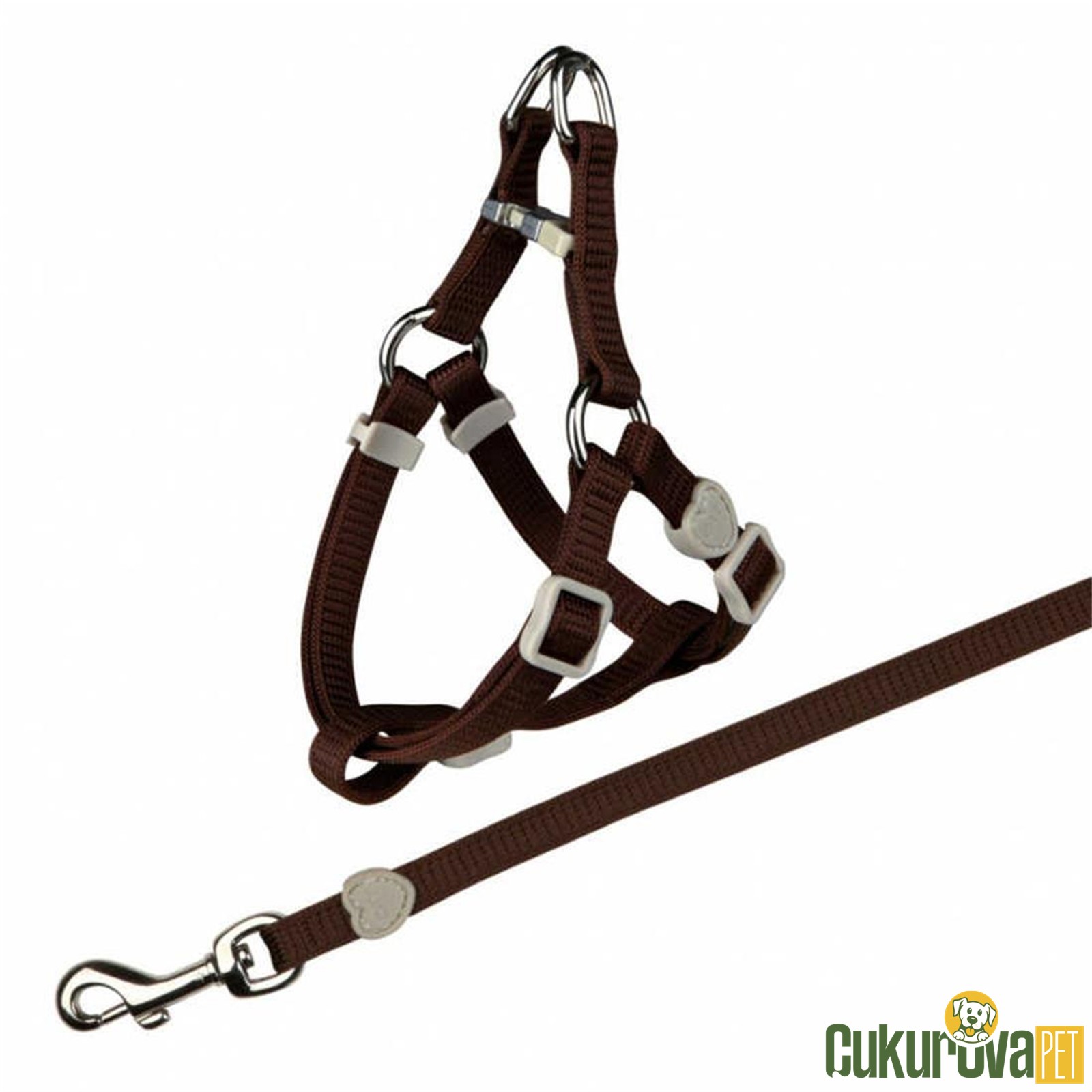 Trixie Kedi̇ Göğüs Tasmasi Seti M - 26 - 37 Cm x 10 Mm