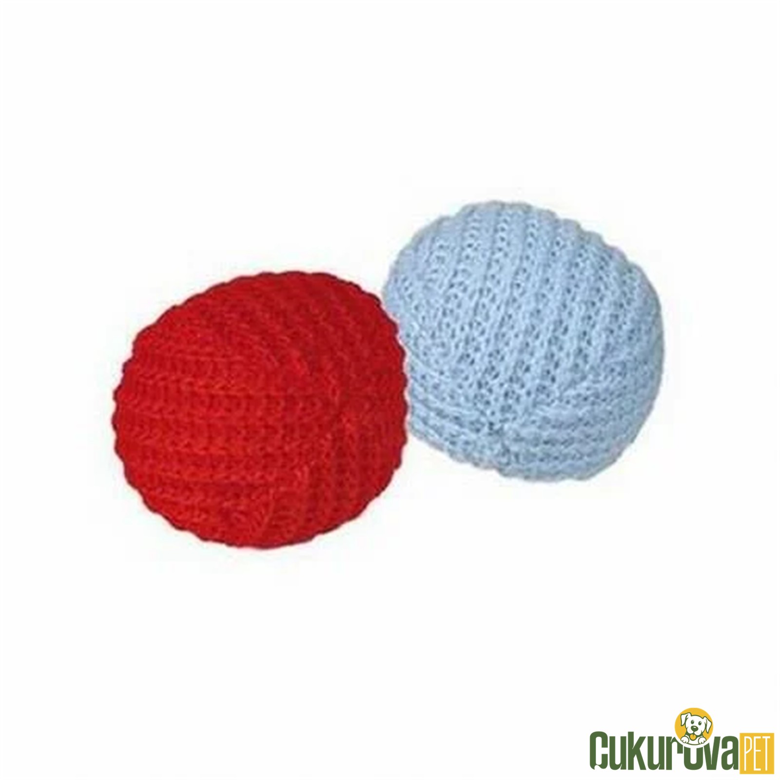 Trixie Örgü Top Kedi̇ Oyuncağı 2'li̇ - 4 Cm