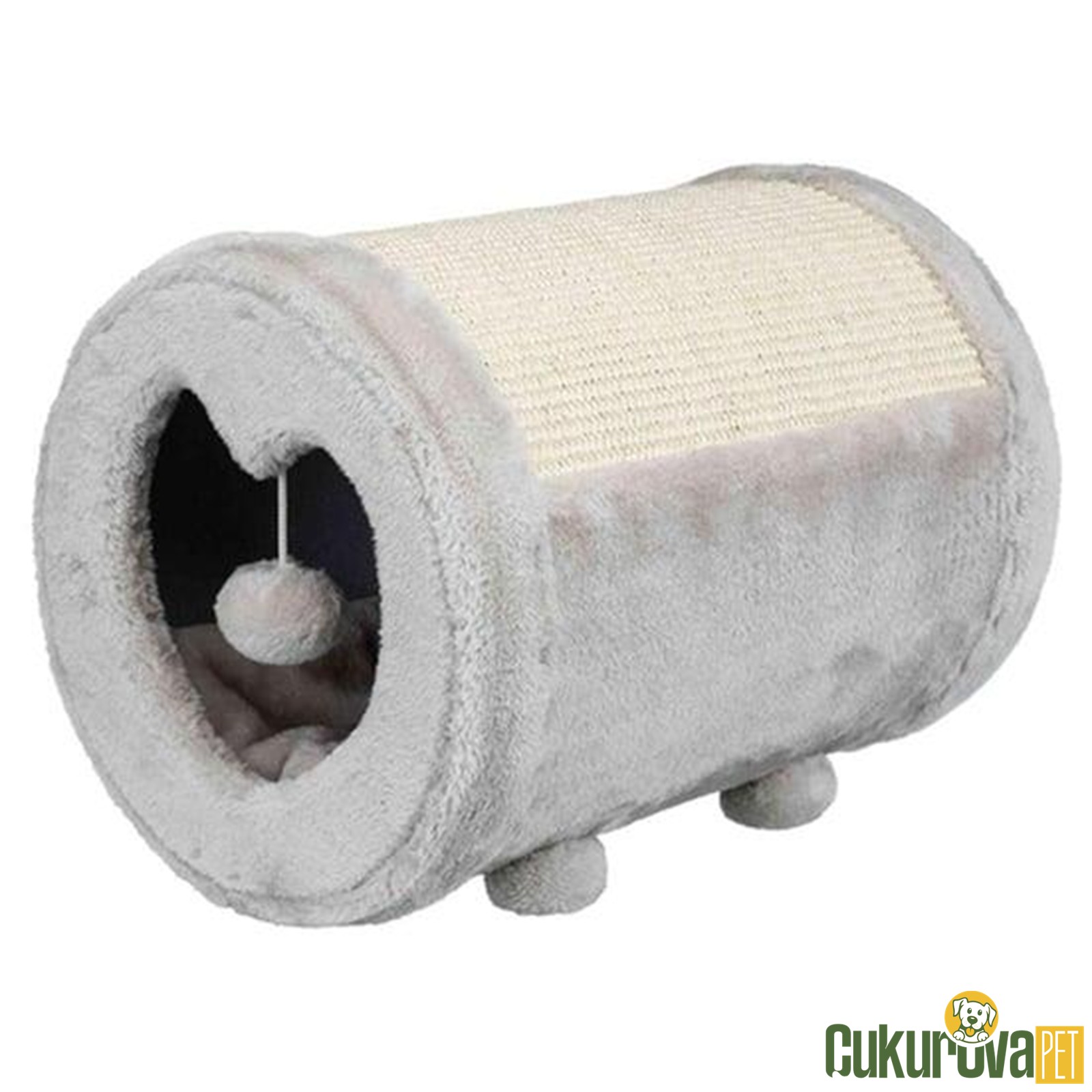 Trixie Kedi̇ Tırmalama Ve Oyun Evi̇ 27 x 39 Cm Gri̇