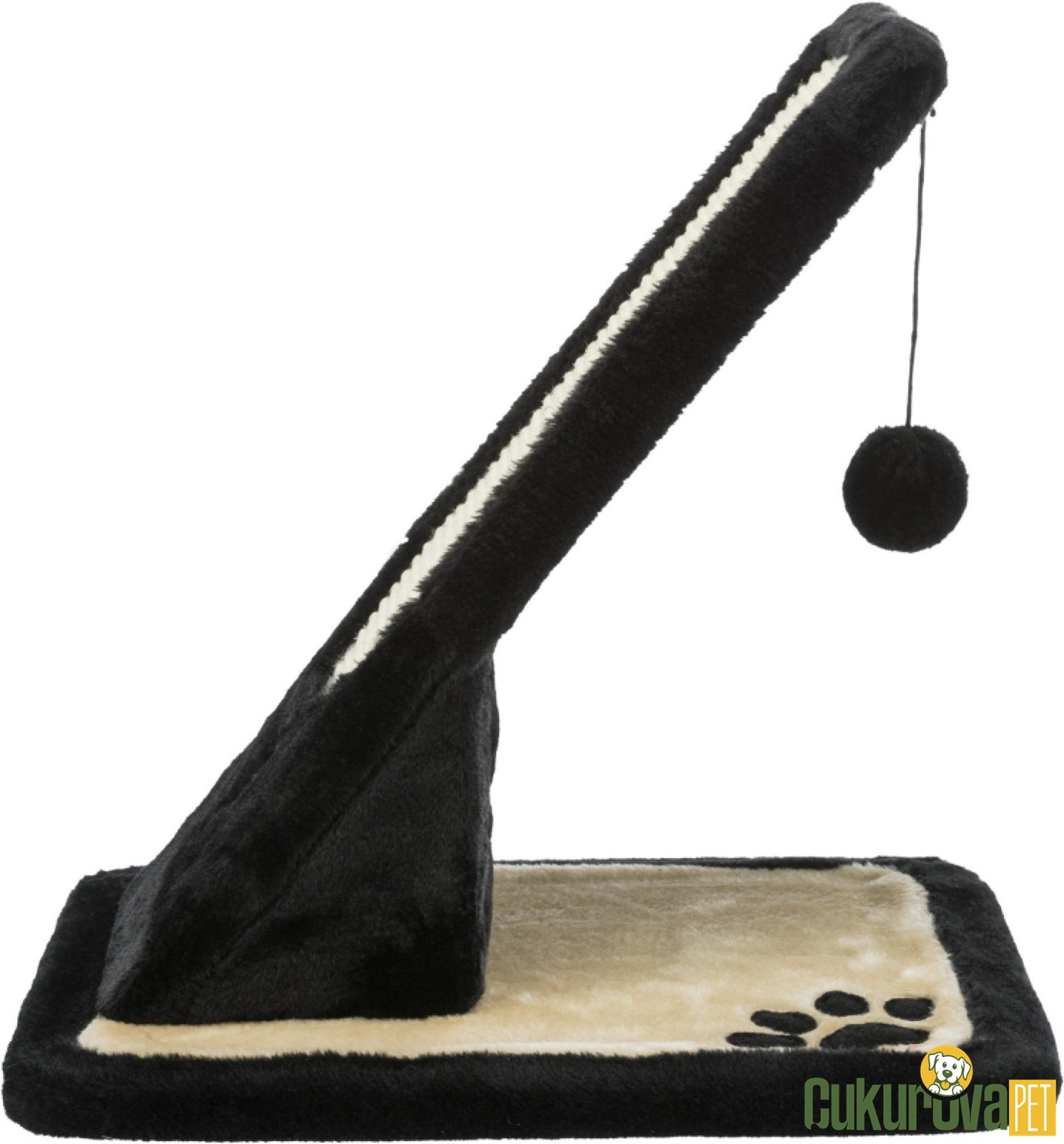 Trixie Kedi̇ Tirmalama Ve Oyun Tahtası - Krem - Si̇yah - 42 Cm