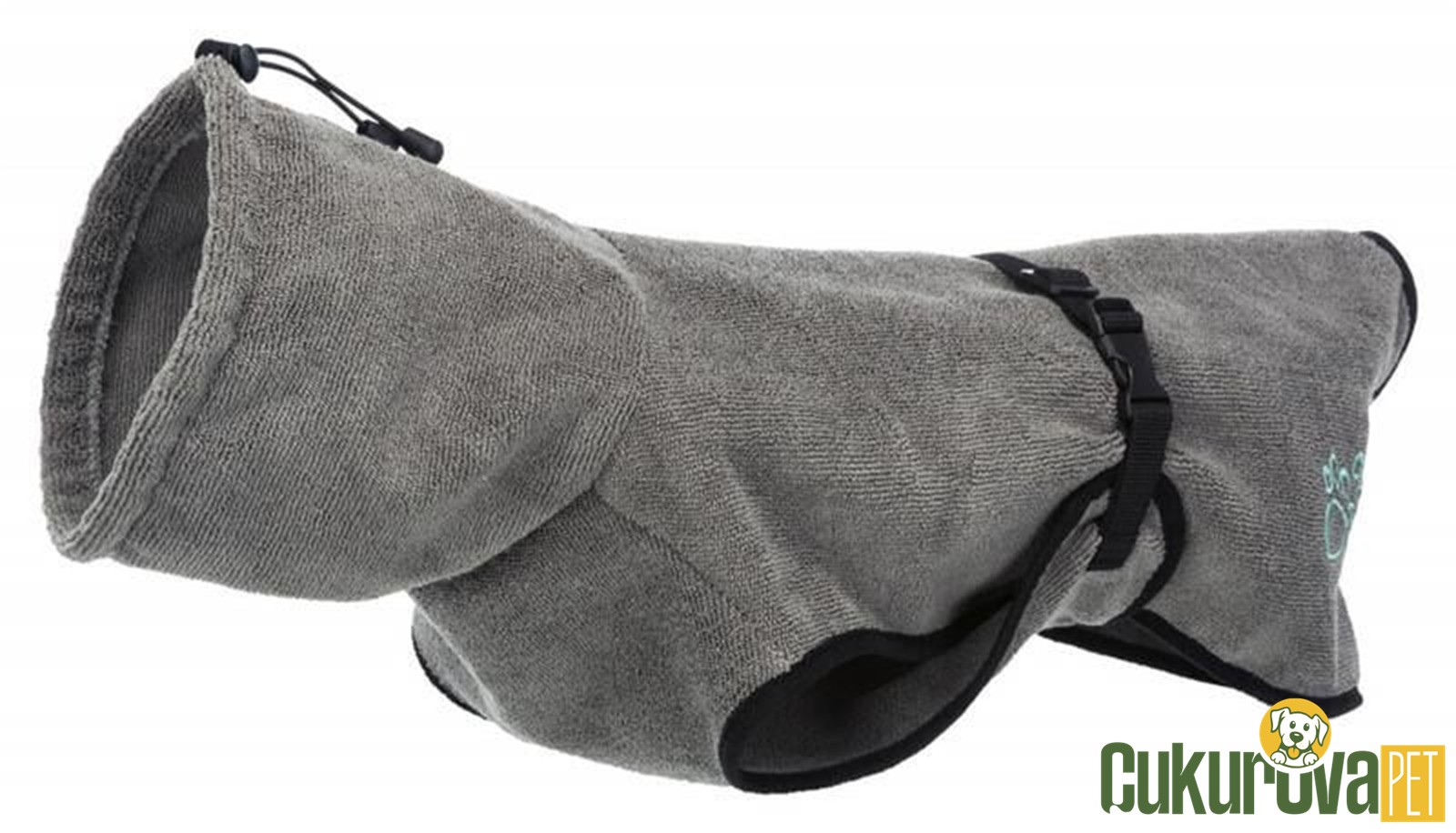 Trixie Köpek Havlu Bornoz L - 60 Cm - Gri̇