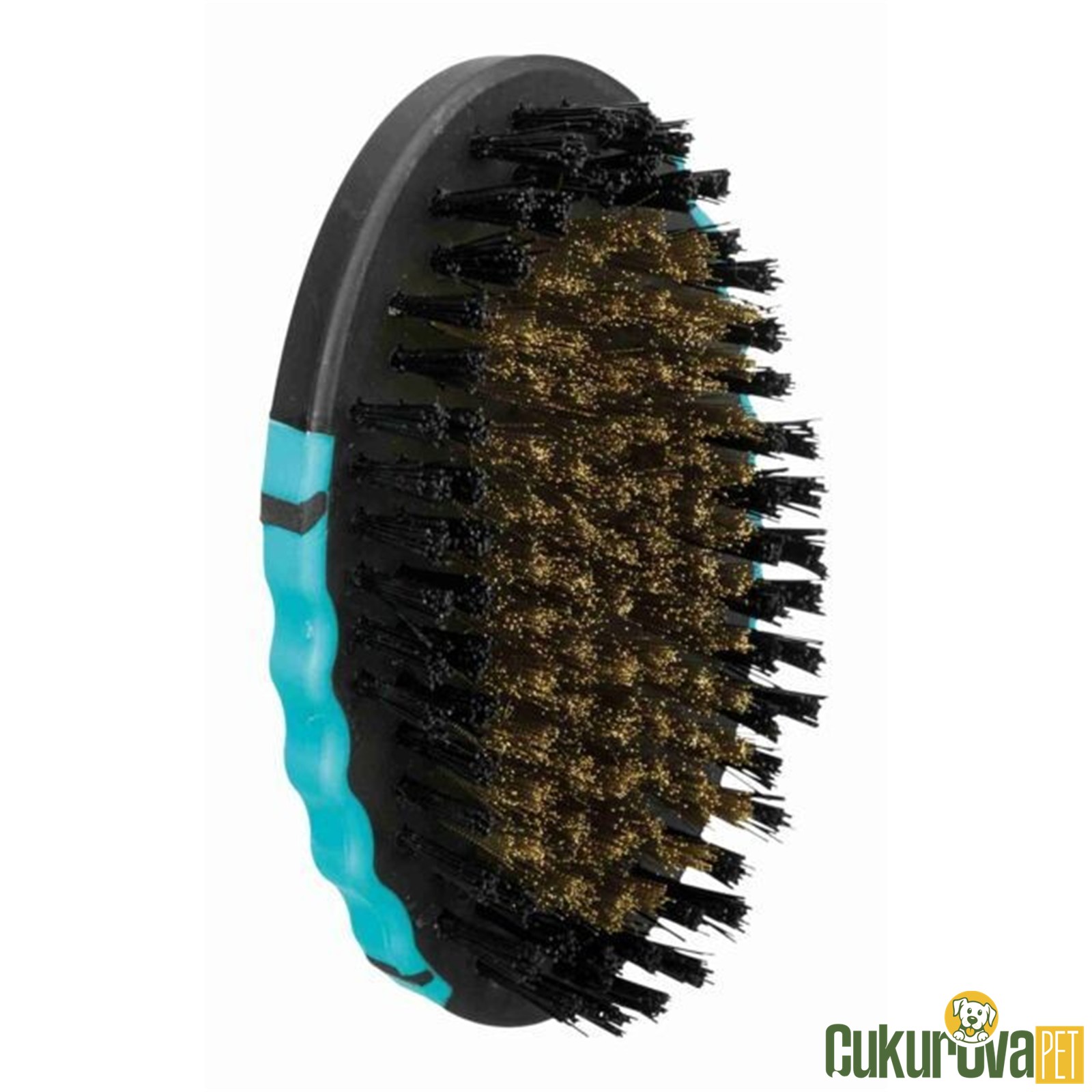 Trixie Köpek Masaj Ve Tüy Parlatma Fırçası 7 x 12 Cm - Koyu Gri̇ - Mavi̇