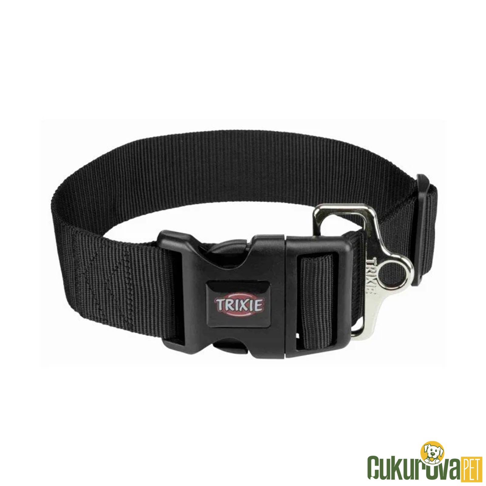 Trixie Premium Köpek Boyun Tasması 35 - 55 Cm M / L - Si̇yah