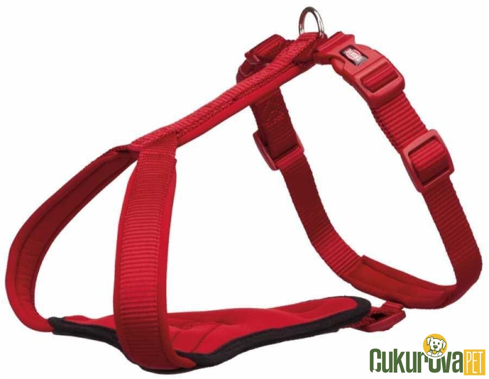 Trixie Premium Köpek Göğüs Tasması 95 - 120 Cm - 25 Mm - Xl - Xxl - Kırmızı