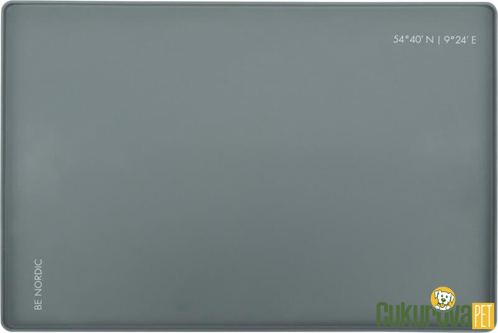 Trixie Mat Si̇li̇kon Kedi̇ & Köpek Mama Ve Su Kabı Servi̇si̇ 60 x 40 Cm - Gri̇