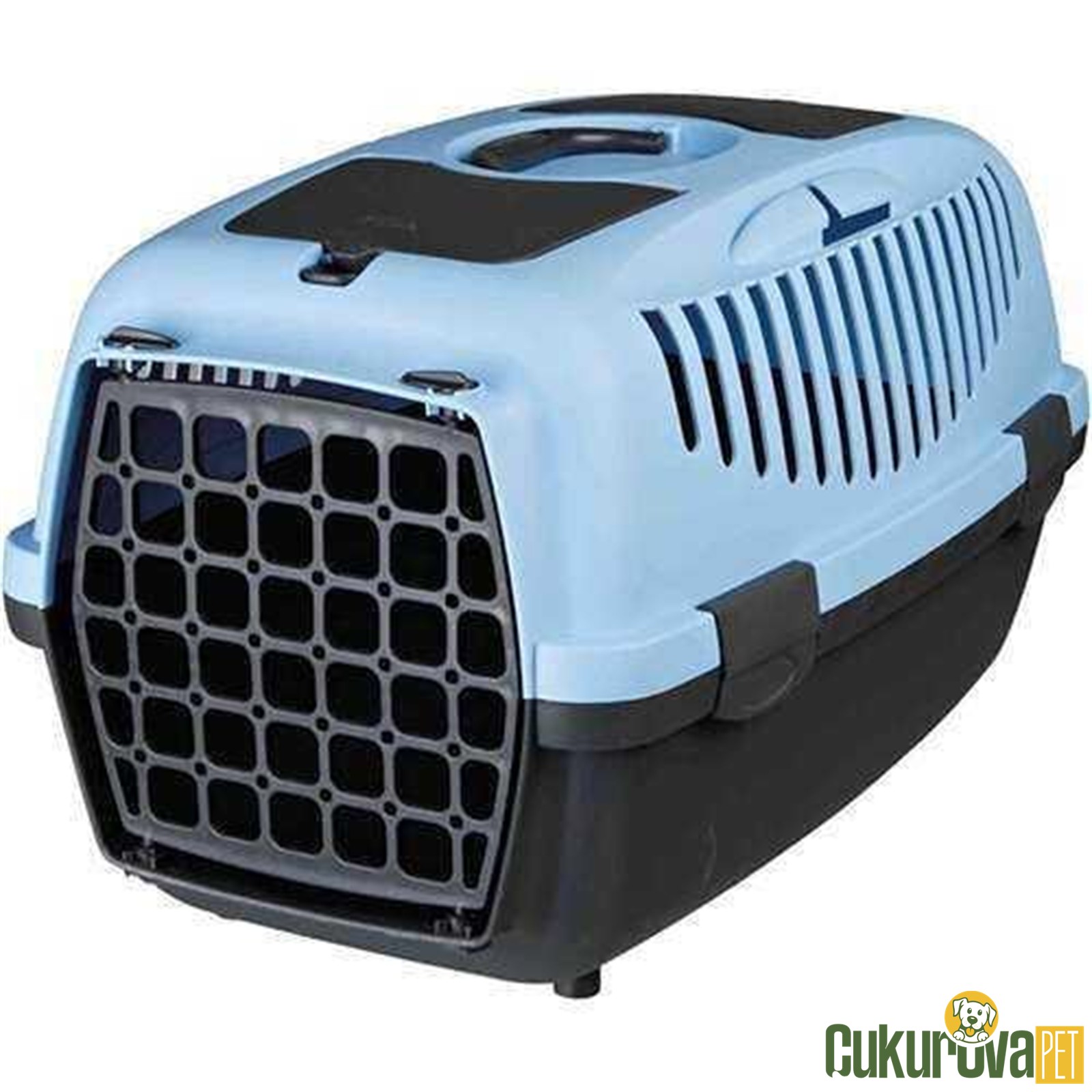 Trixie Kedi̇ & Köpek Taşıma Çantası Xs - S 37 x 34 x 55 Cm Pastel Mavi̇
