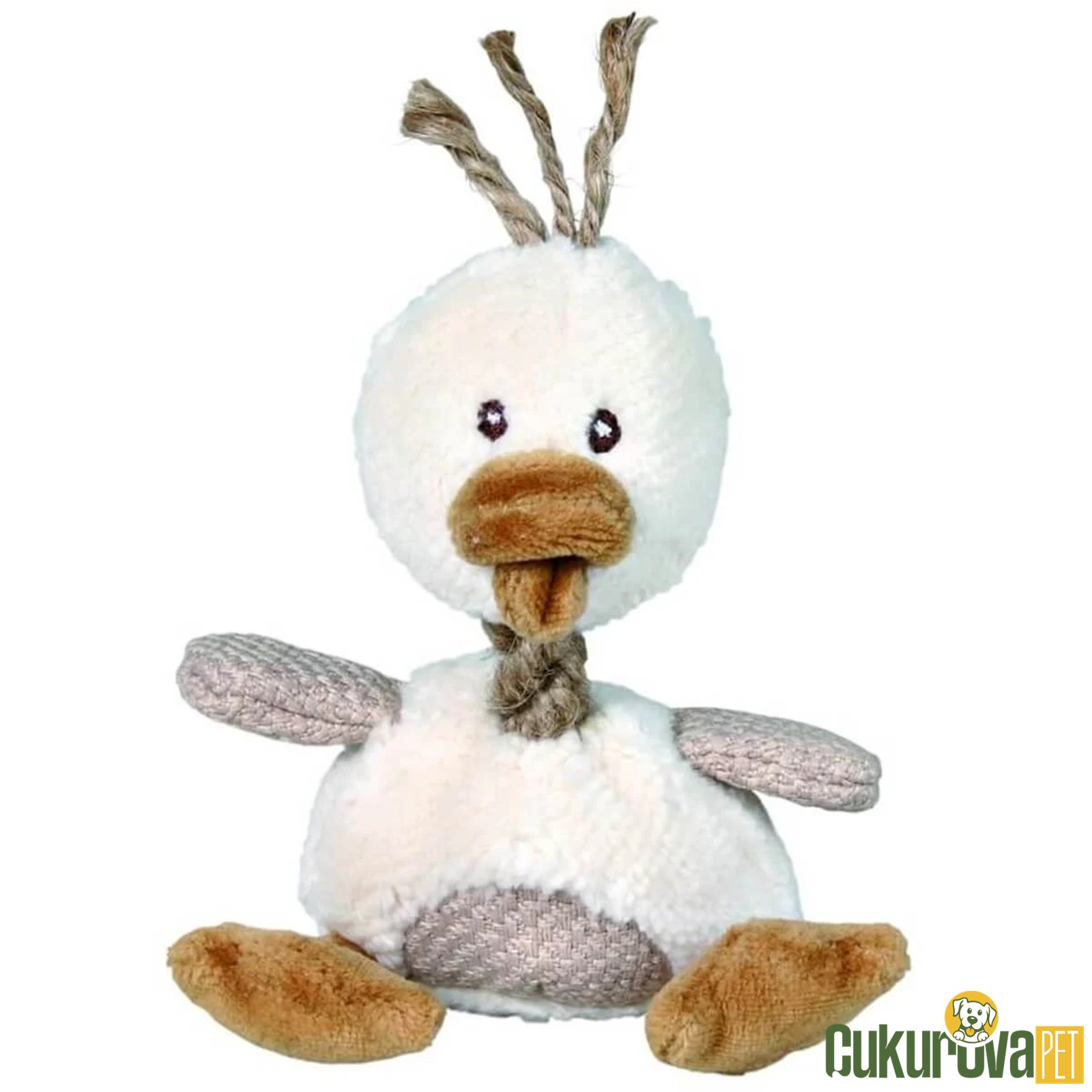 Trixie Köpek Oyuncaği Sesli̇ Peluş Ördek 15 Cm