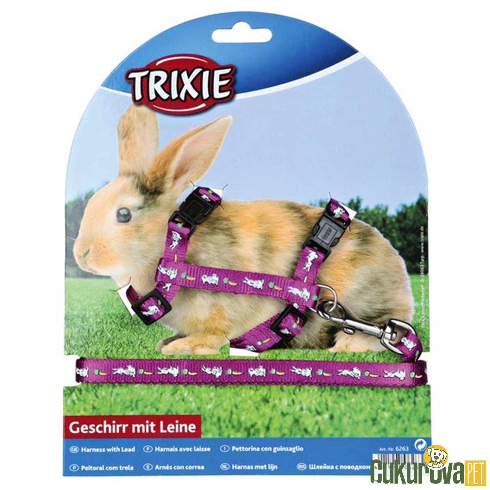 Trixie Tavşan Göğüs Tasma Seti 25 - 44 Cm x 10 Mm