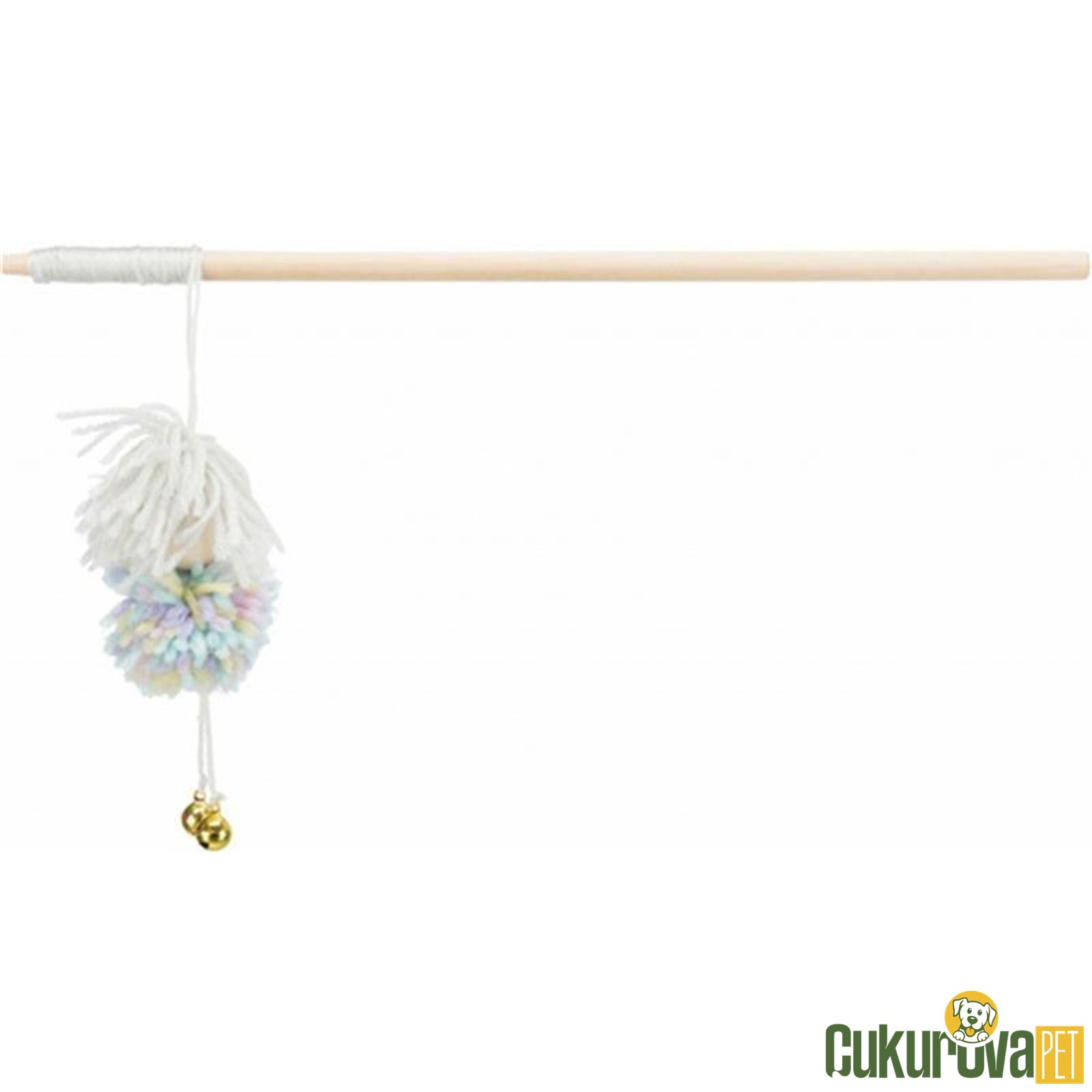 Trixie Toplu Ve Püsküllü Kedi̇ Olta Oyuncağı 34 Cm