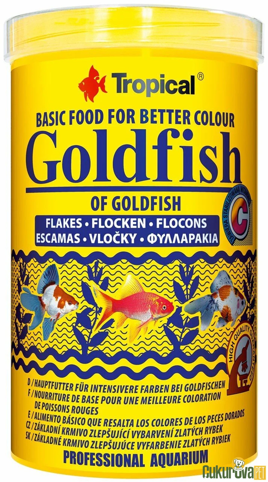 Tropical Goldfish Flakes Pul Yem 1000 Ml - 200 Gr